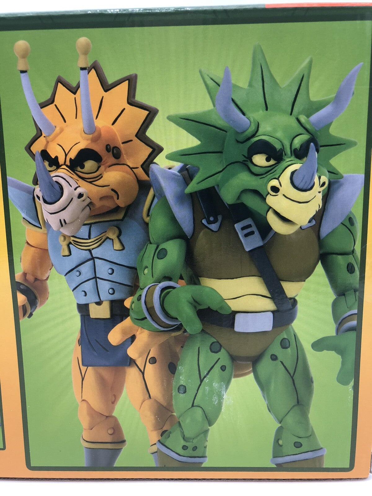 NECA Teenage Mutant Ninja Turtles TMNT ZARAX and ZORK Triceraton Target Figures