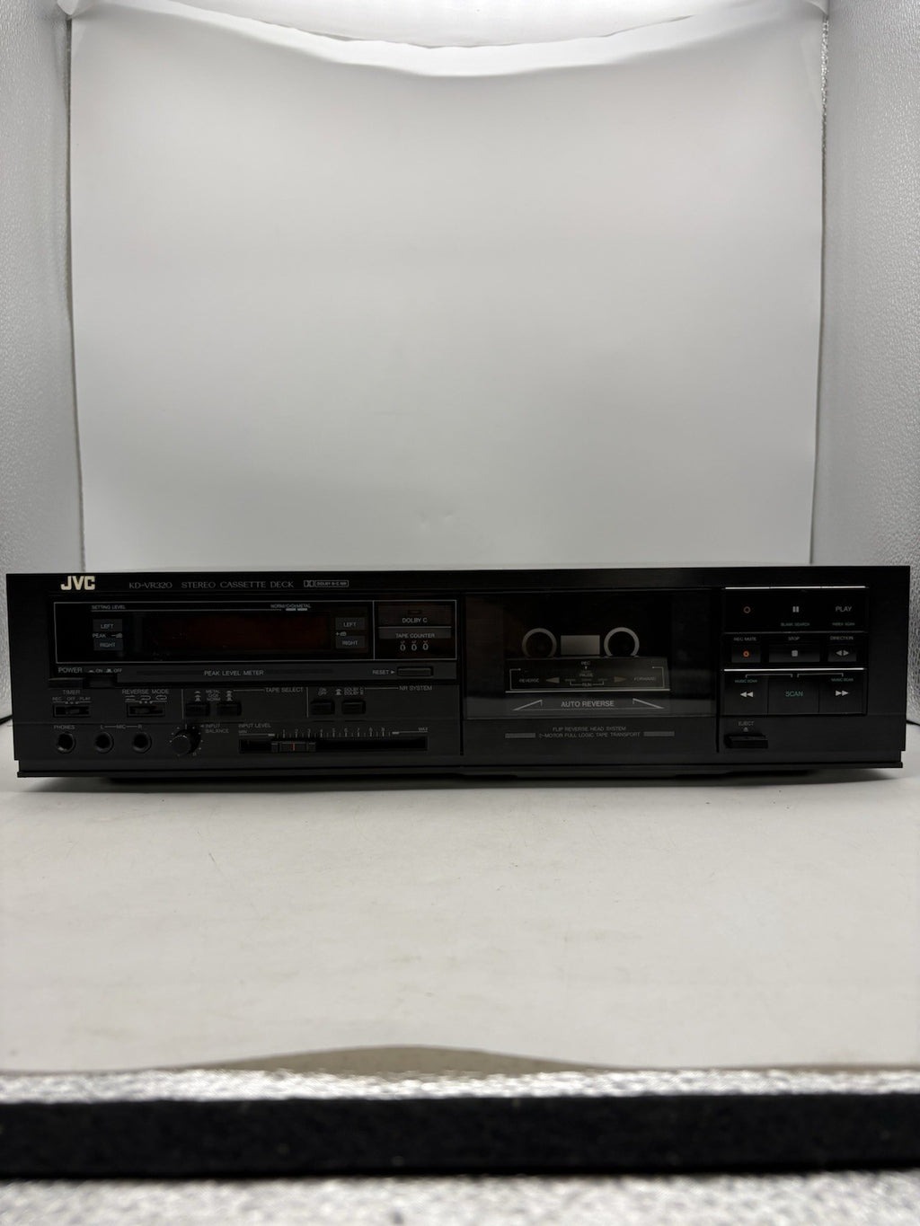 JVC KD-VR320J Stereo Cassette Deck Dolby Vintage Tested Japan