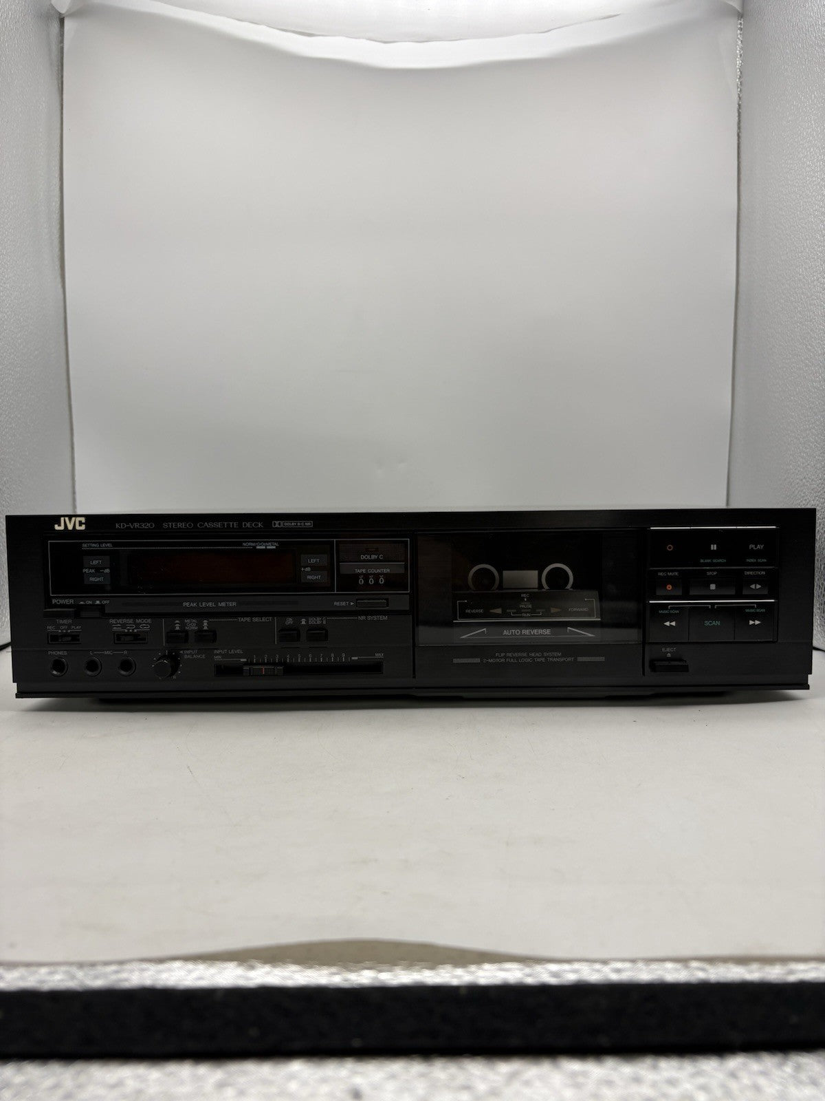 JVC KD-VR320J Stereo Cassette Deck Dolby Vintage Tested Japan