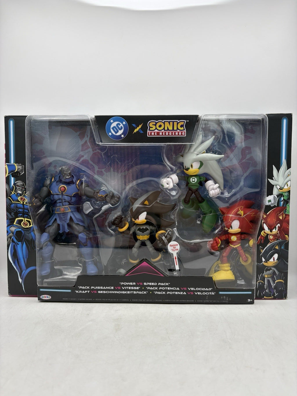 DC X Sonic The Hedgehog - 5 inch Power Vs. Speed Pack Action Figures Jakks