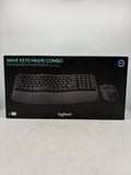 Logitech Wave Keys MK670 Combo, Wireless Ergonomic Keyboard + Wireless Mouse