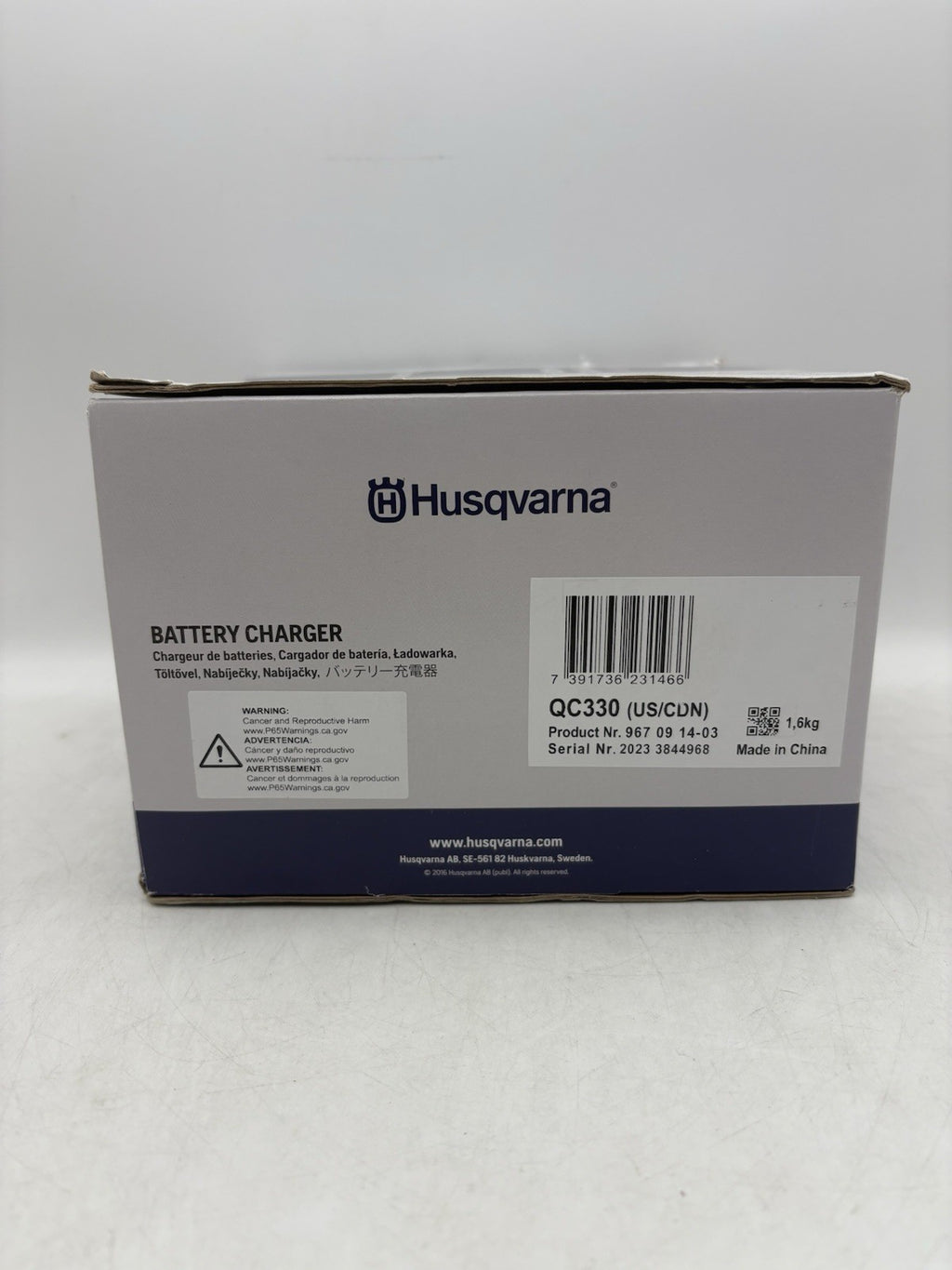Genuine OEM Husqvarna 967091403 QC330 BLi Battery Fast Charger 330 Watt