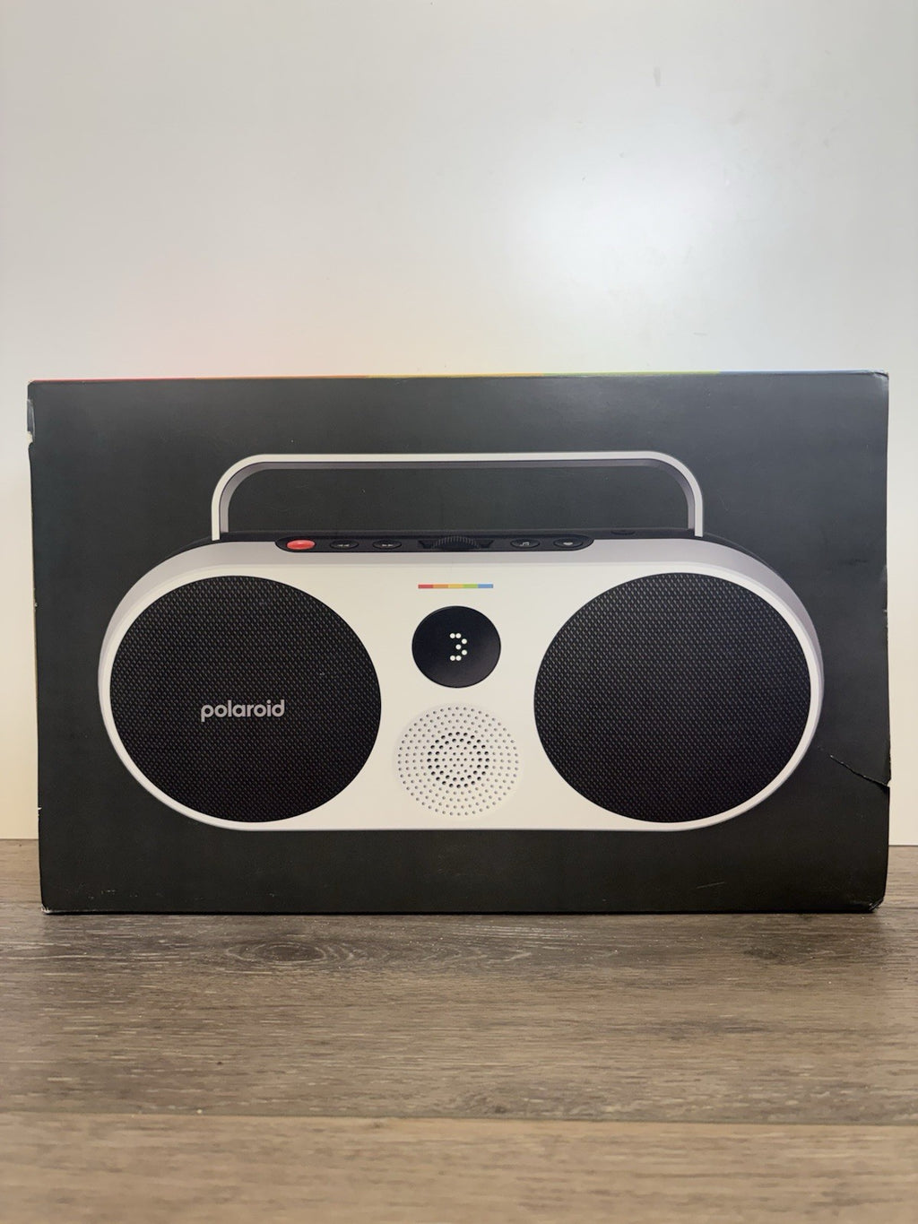 Polaroid P3 Music Player Wireless Bluetooth Speaker Retro Boombox Black