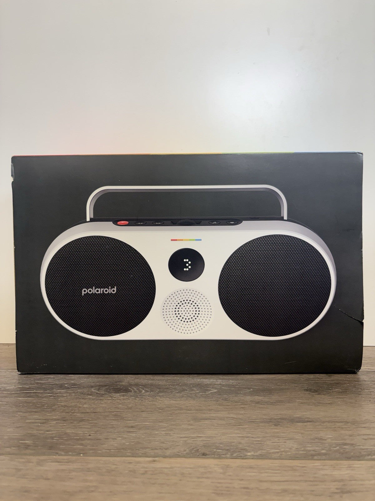 Polaroid P3 Music Player Wireless Bluetooth Speaker Retro Boombox Black
