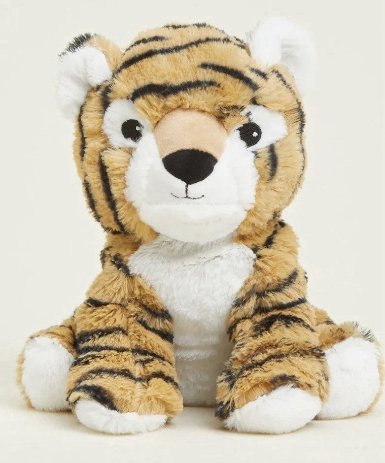 Warmies Weighted Tiger Plush Cat Therapy Microwavable Heat Stuffed Animal NWT