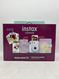 Fujifim Instax Mini SE Instant Camera Bundle 2024 Pastel Blue Film Bundle New