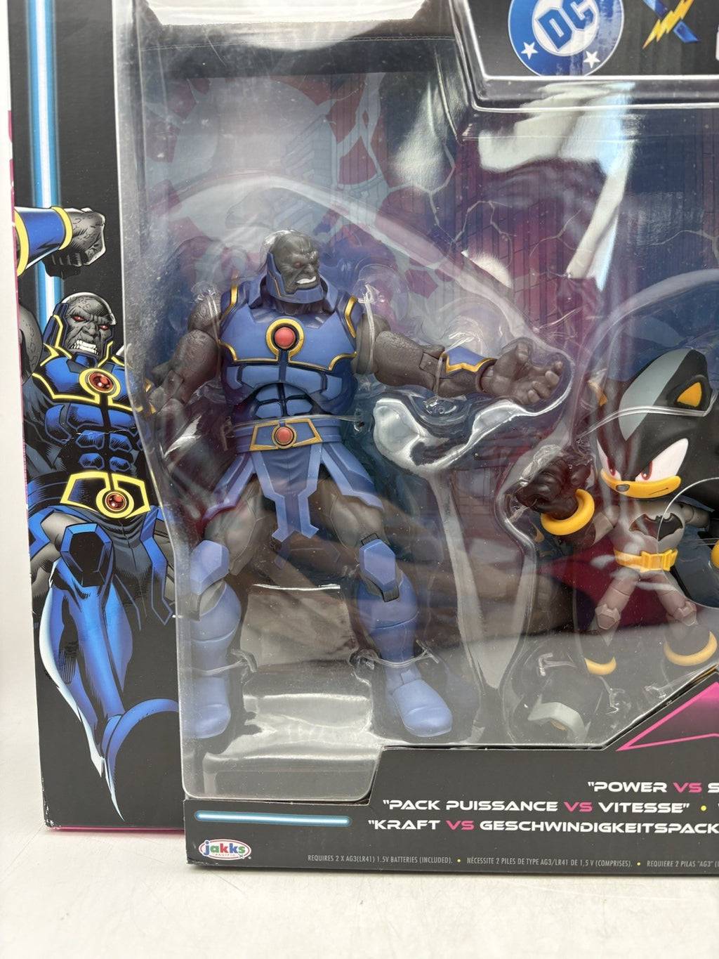 DC X Sonic The Hedgehog - 5 inch Power Vs. Speed Pack Action Figures Jakks
