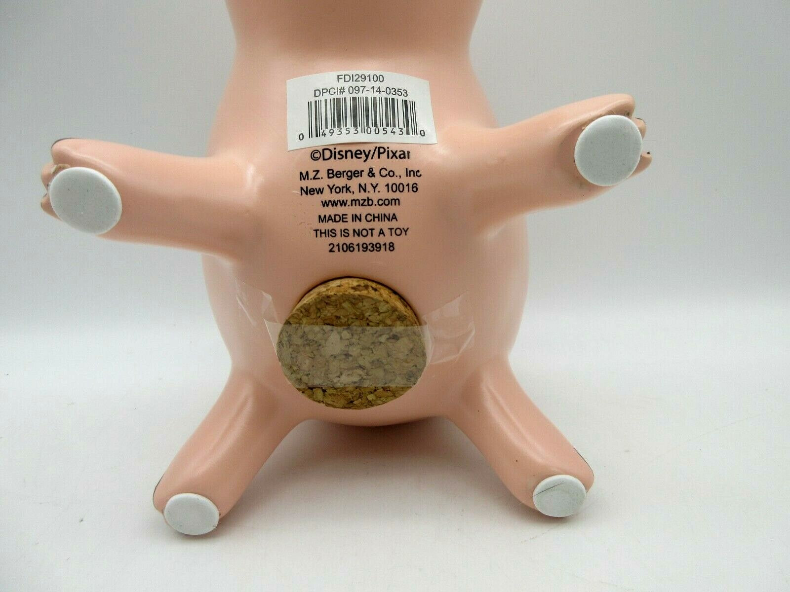 Disney Pixar Toy Story 4 Hamm Piggy Bank Coin Bank 9"
