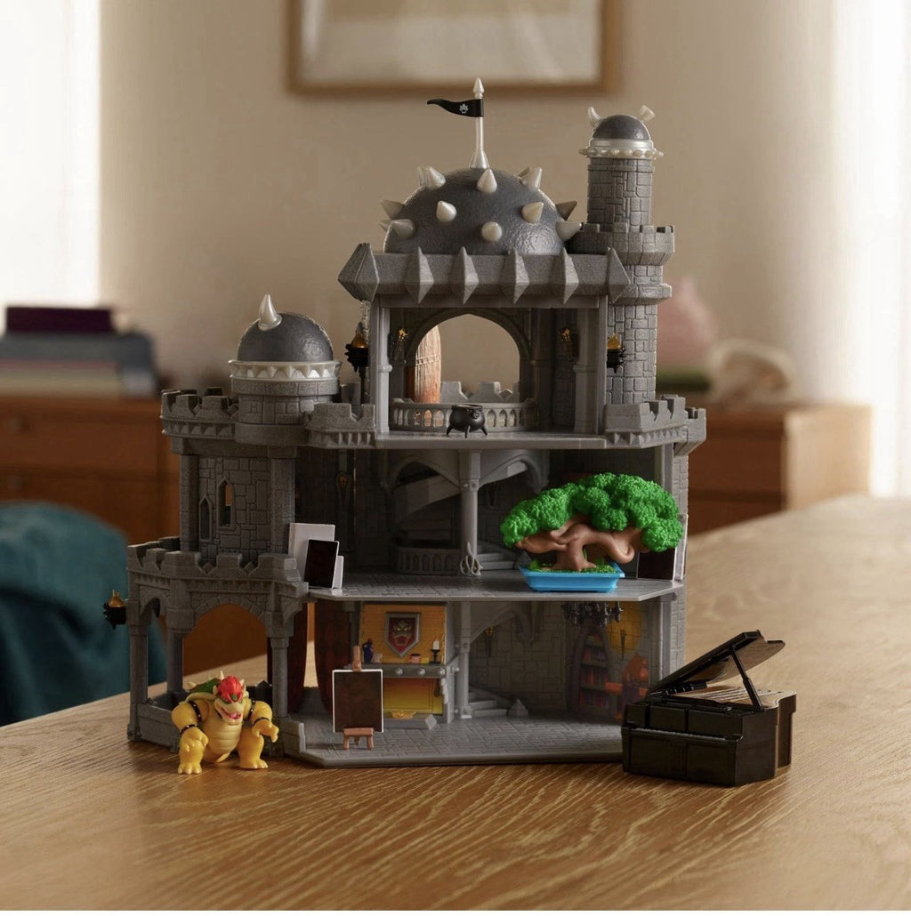 NEW Super Mario Bros Movie Deluxe Bowser Castle Playset Nintendo Jakks Rare