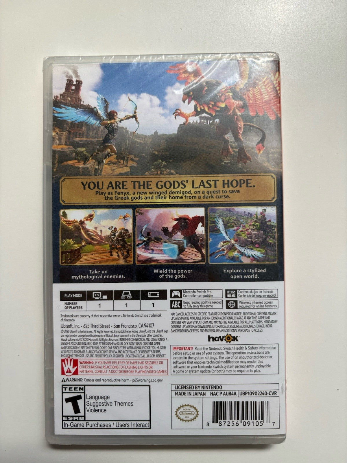 Immortals Fenyx Rising - Nintendo Switch