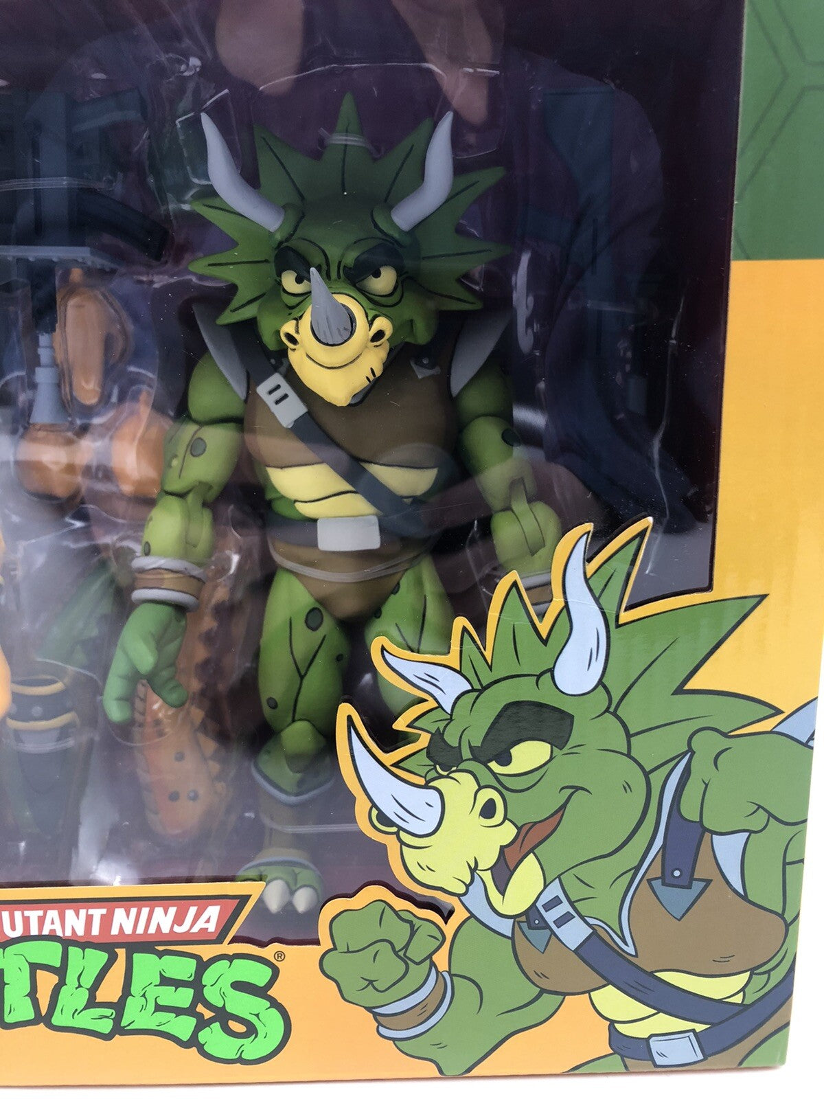 NECA Teenage Mutant Ninja Turtles TMNT ZARAX and ZORK Triceraton Target Figures