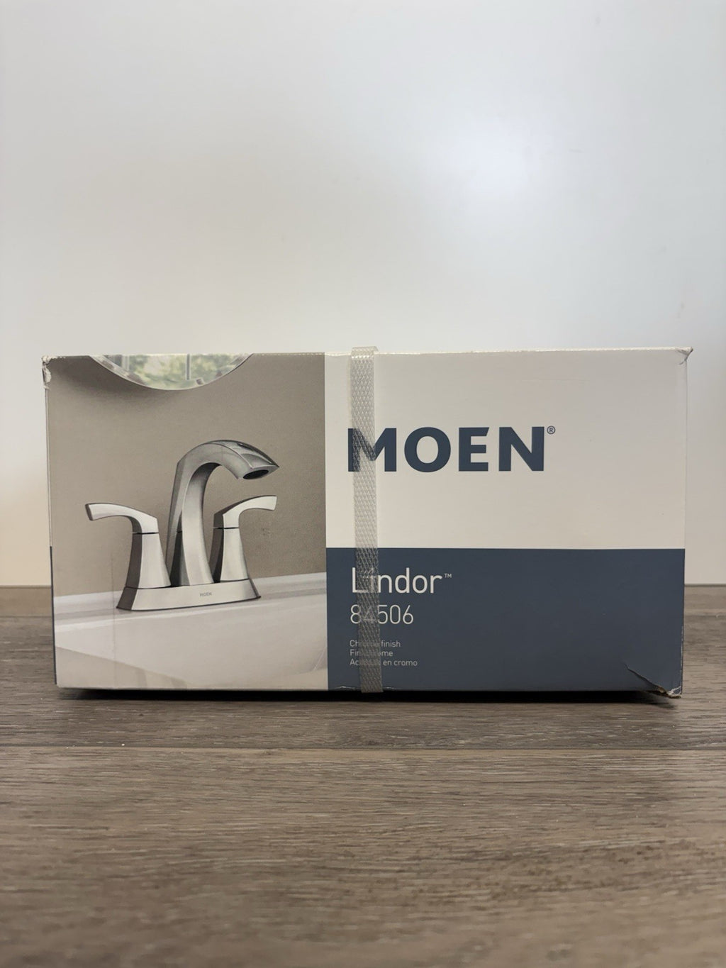 Moen 84506 Lindor 4" Centerset Two-Handle High Arc Bathroom Faucet - Chrome