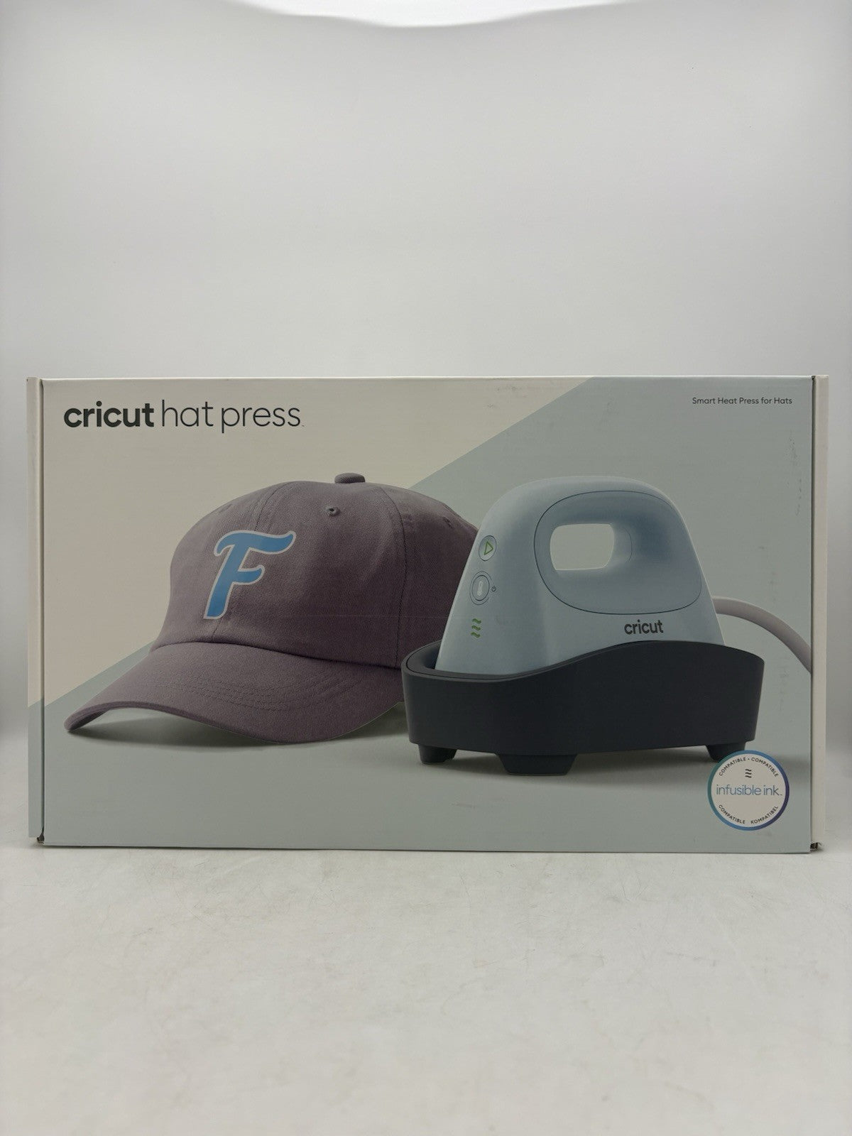 New Cricut Hat Press Smart Heat Press Zen Blue 2009240