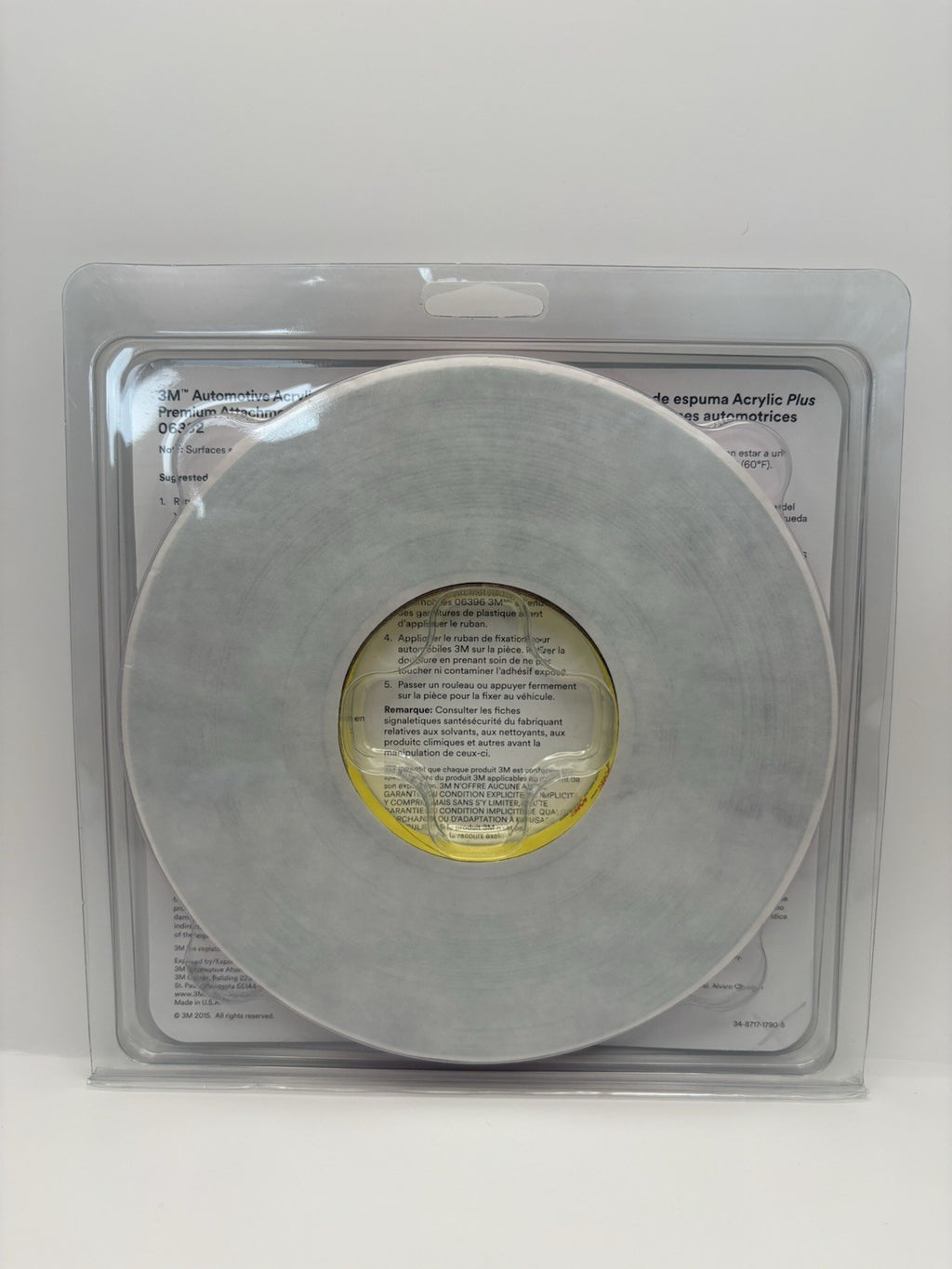 3M 06382 Automotive Acrylic Plus Attachment Tape Black 1/2" x 20 yds 6382 NEW