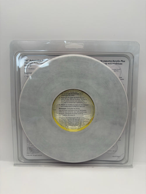 3M 06382 Automotive Acrylic Plus Attachment Tape Black 1/2" x 20 yds 6382 NEW