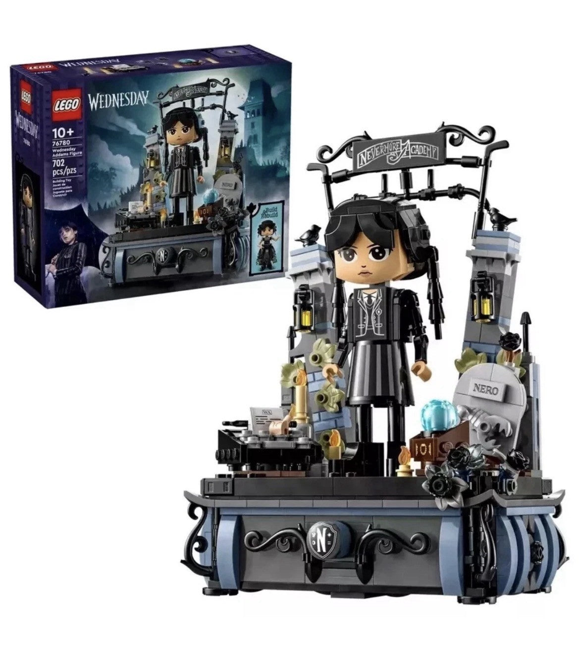 Lego Wednesday Figure Addams Family 76780 Building Toy 702 PCS NEW Free Shipping