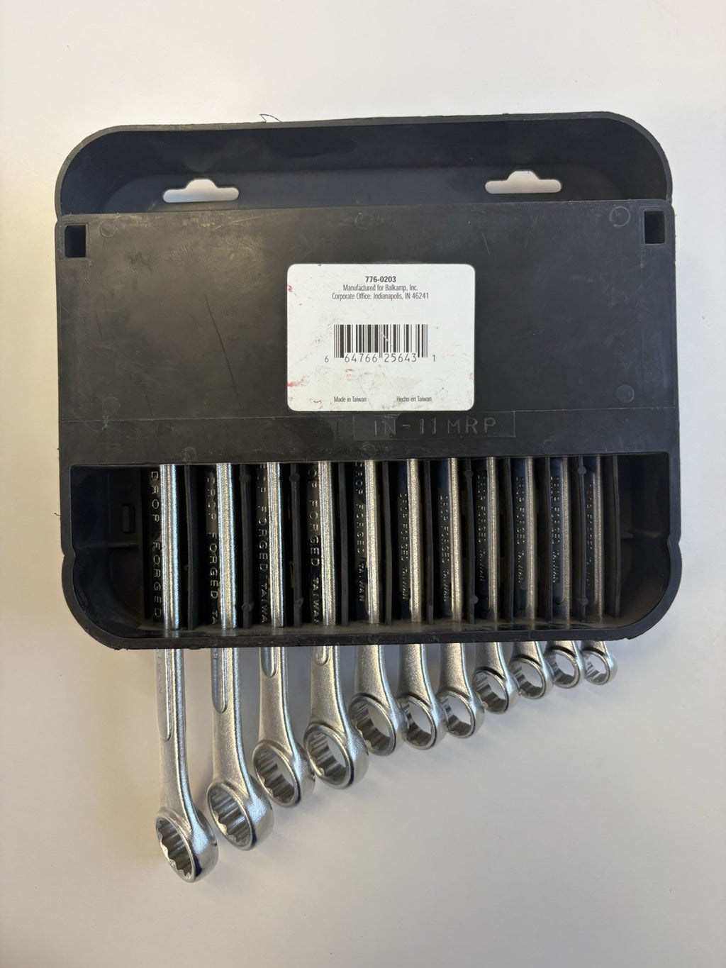 Evercraft 12pt Wrench Set 11 Pc Metric 9-19 Forged Alloy Steel