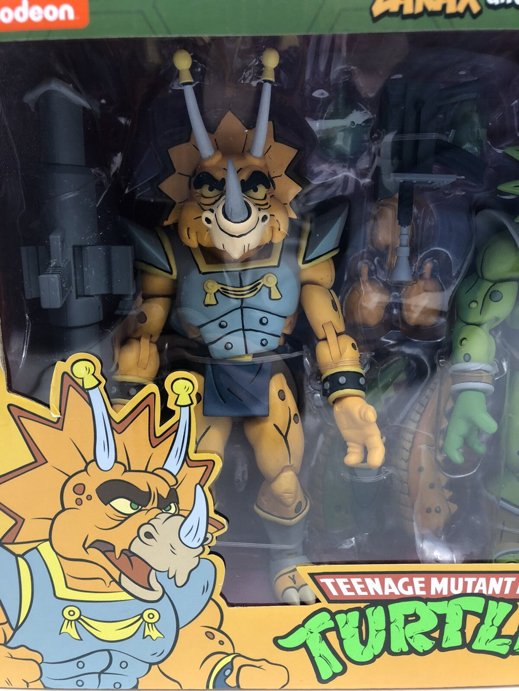 NECA Teenage Mutant Ninja Turtles TMNT ZARAX and ZORK Triceraton Target Figures