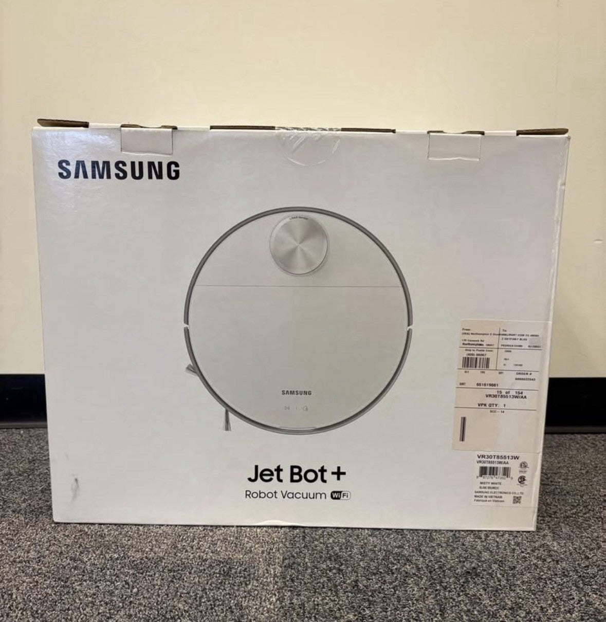 Samsung - Jet Bot+ Robot Vacuum Mop Combo with Clean Station - NEW
