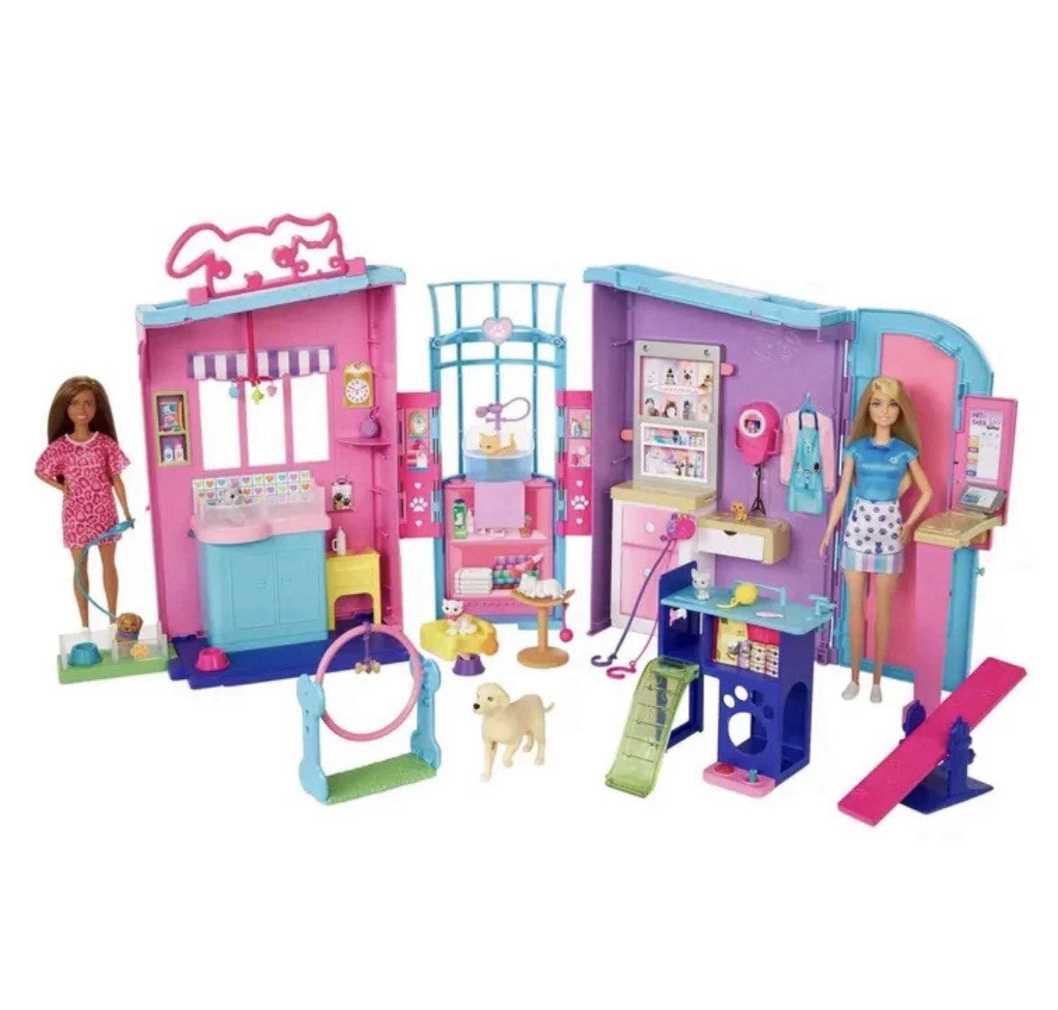Mattel Barbie Pet Daycare Playset 30+ Accessories HRG81