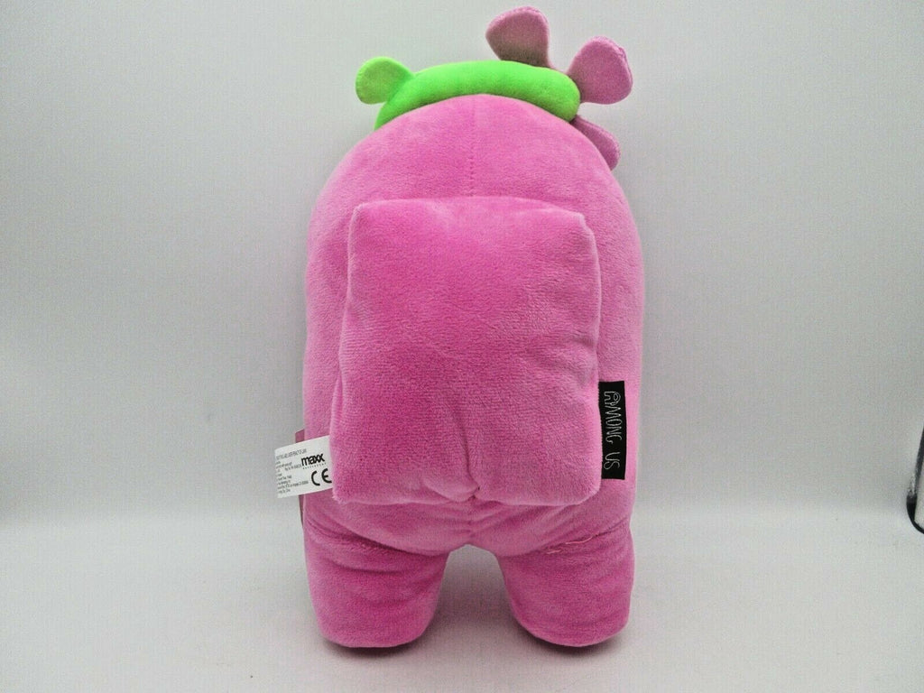 Toikido Among Us Plush Pink with Flower 12" NWT