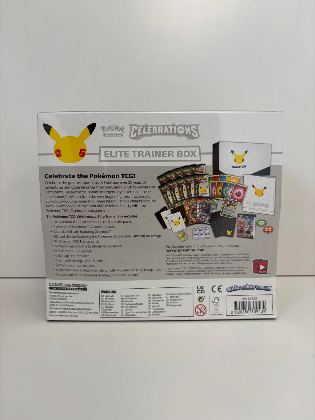 Pokemon Celebration ETB 25 Anniversary