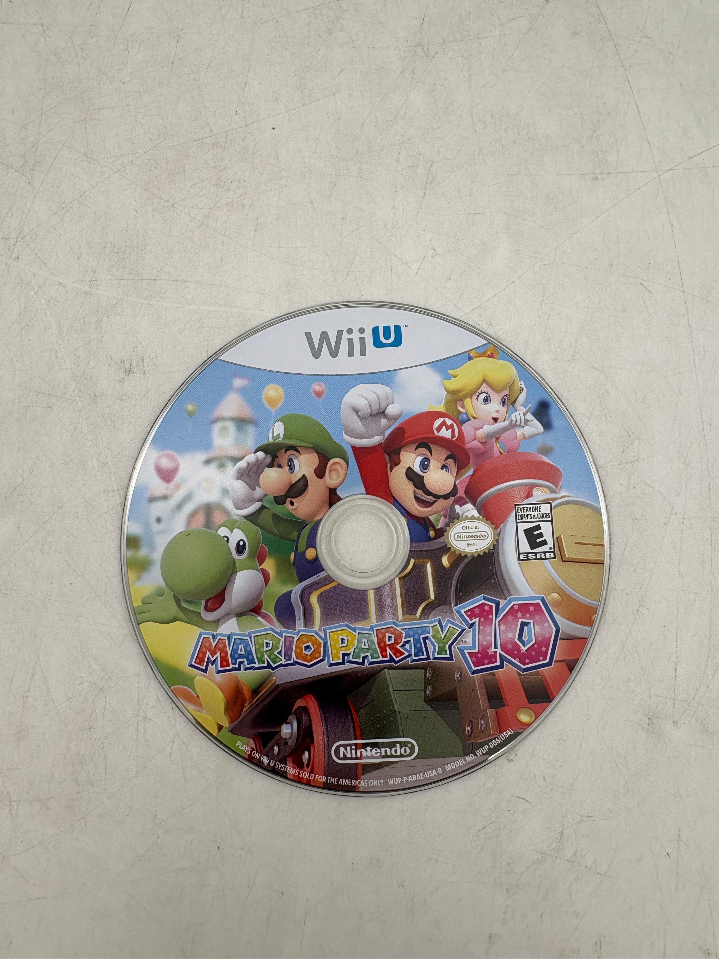 Mario Party 10 (Nintendo Wii U, 2015) Disc Only Authentic Tested & Works! A
