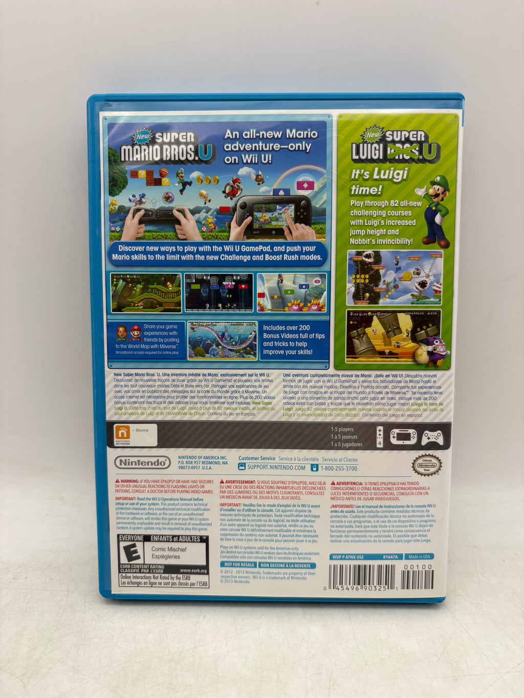 Super Mario Bros. U with New Super Luigi U. (Nintendo Wii)