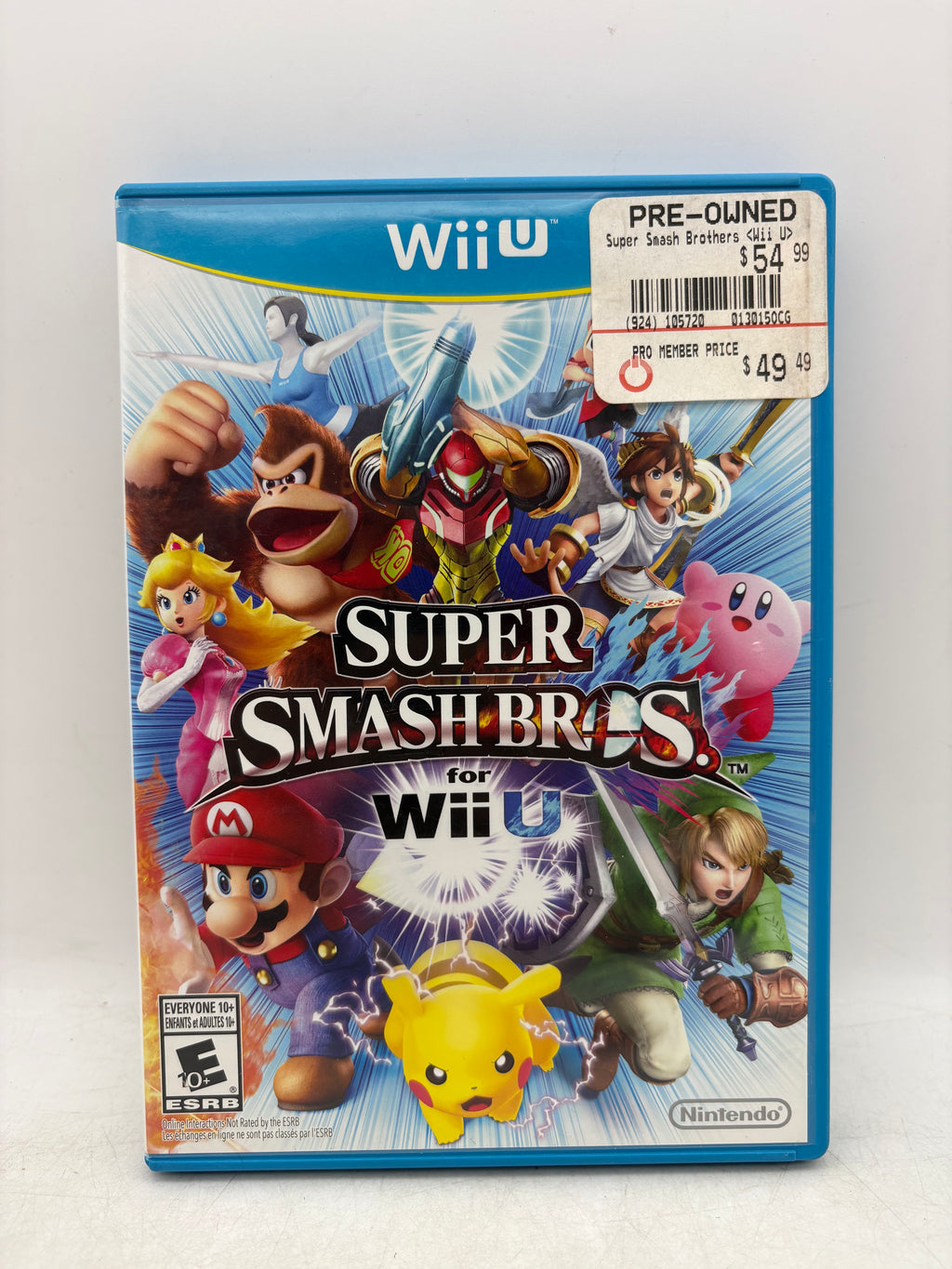 Super Smash Bros for Wii U Nintendo Wii U Complete CIB