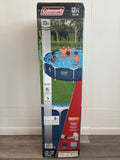 Coleman Steel Pro 12 ft. x 33 in. Round Metal Frame Above Ground Pool Set