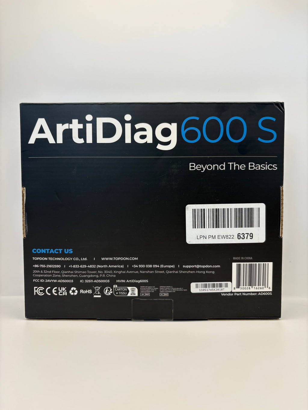 Topdon AD600S car scanner diagnostic