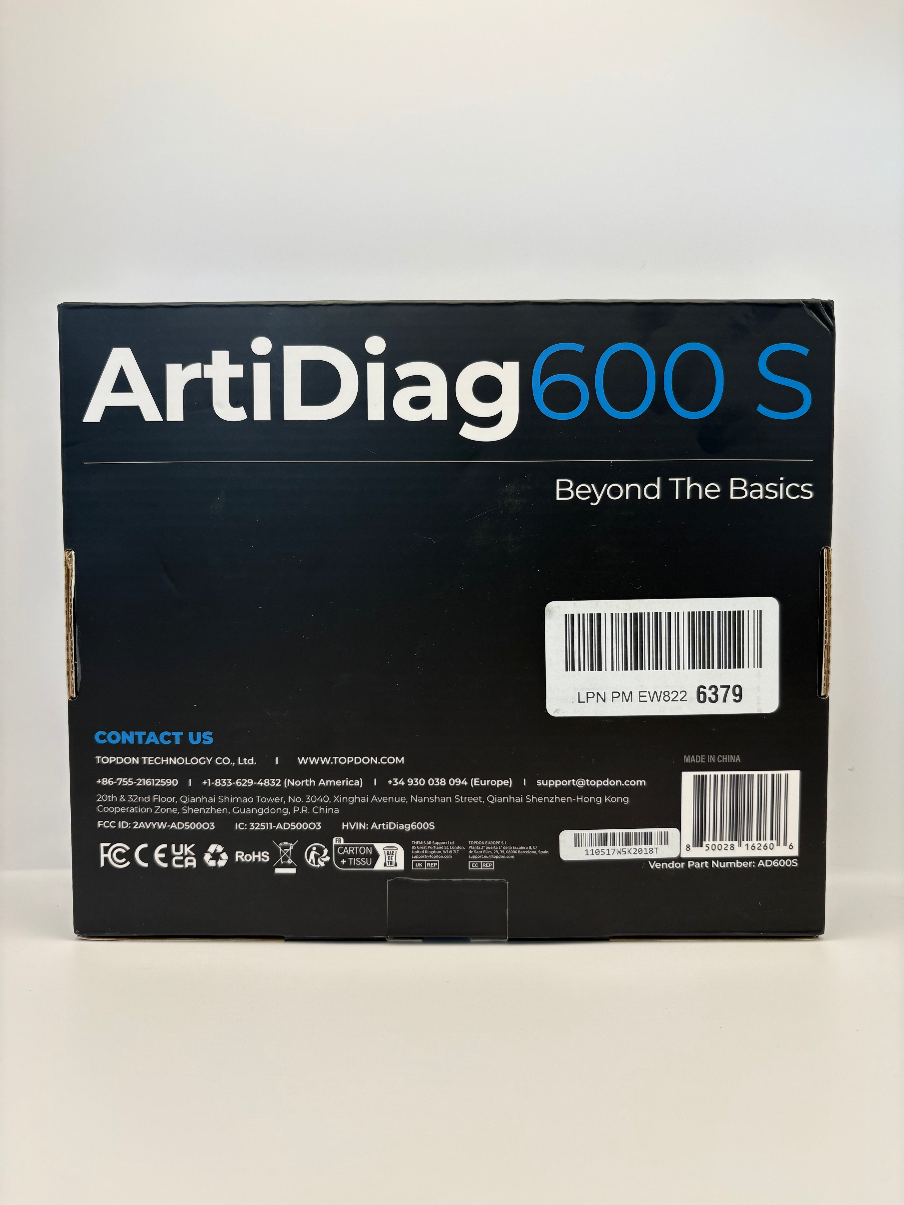 Topdon AD600S car scanner diagnostic