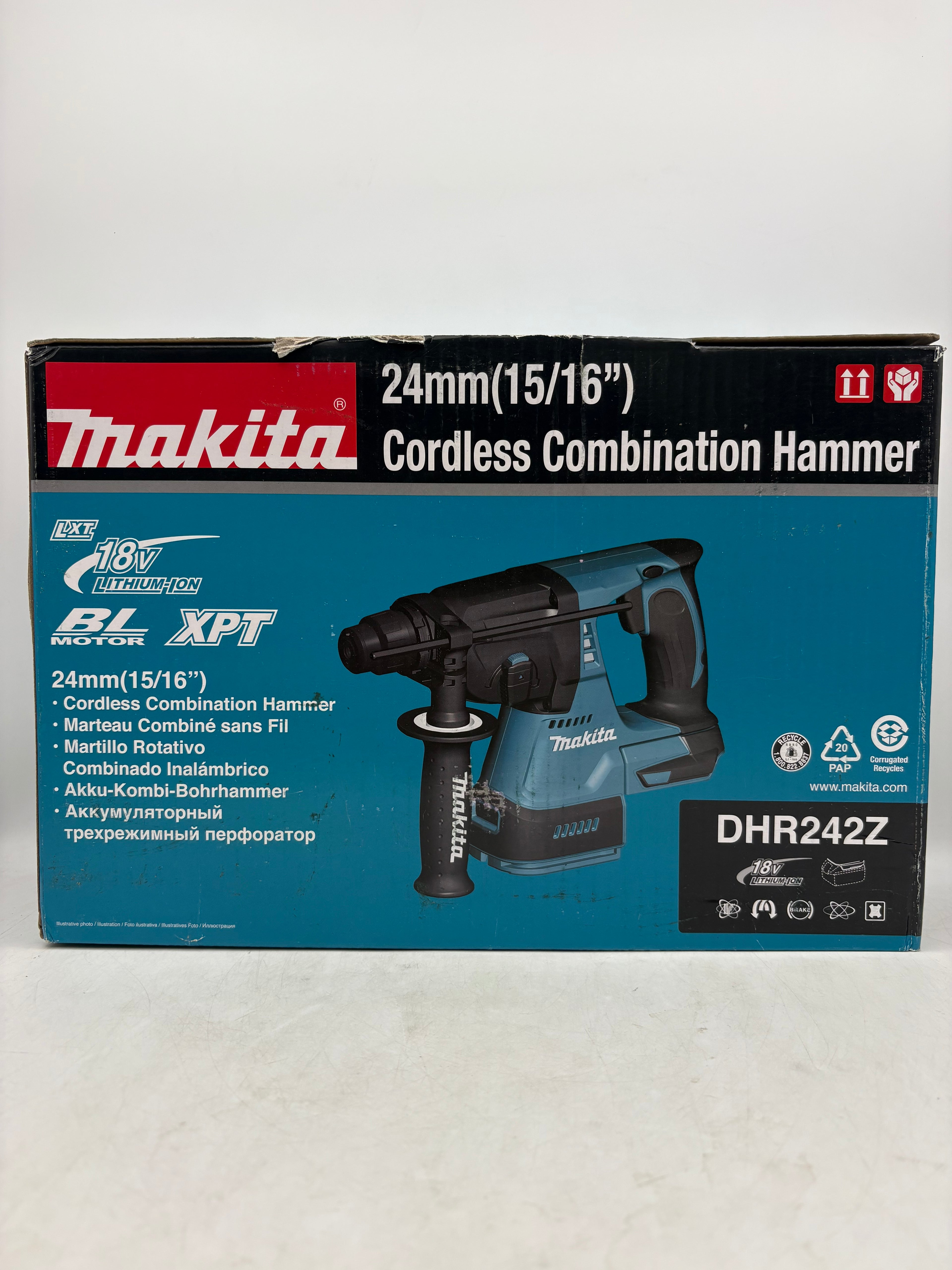 Makita DHR242Z 18V LXT Brushless SDS-Plus Rotary Hammer Drill Tool Only