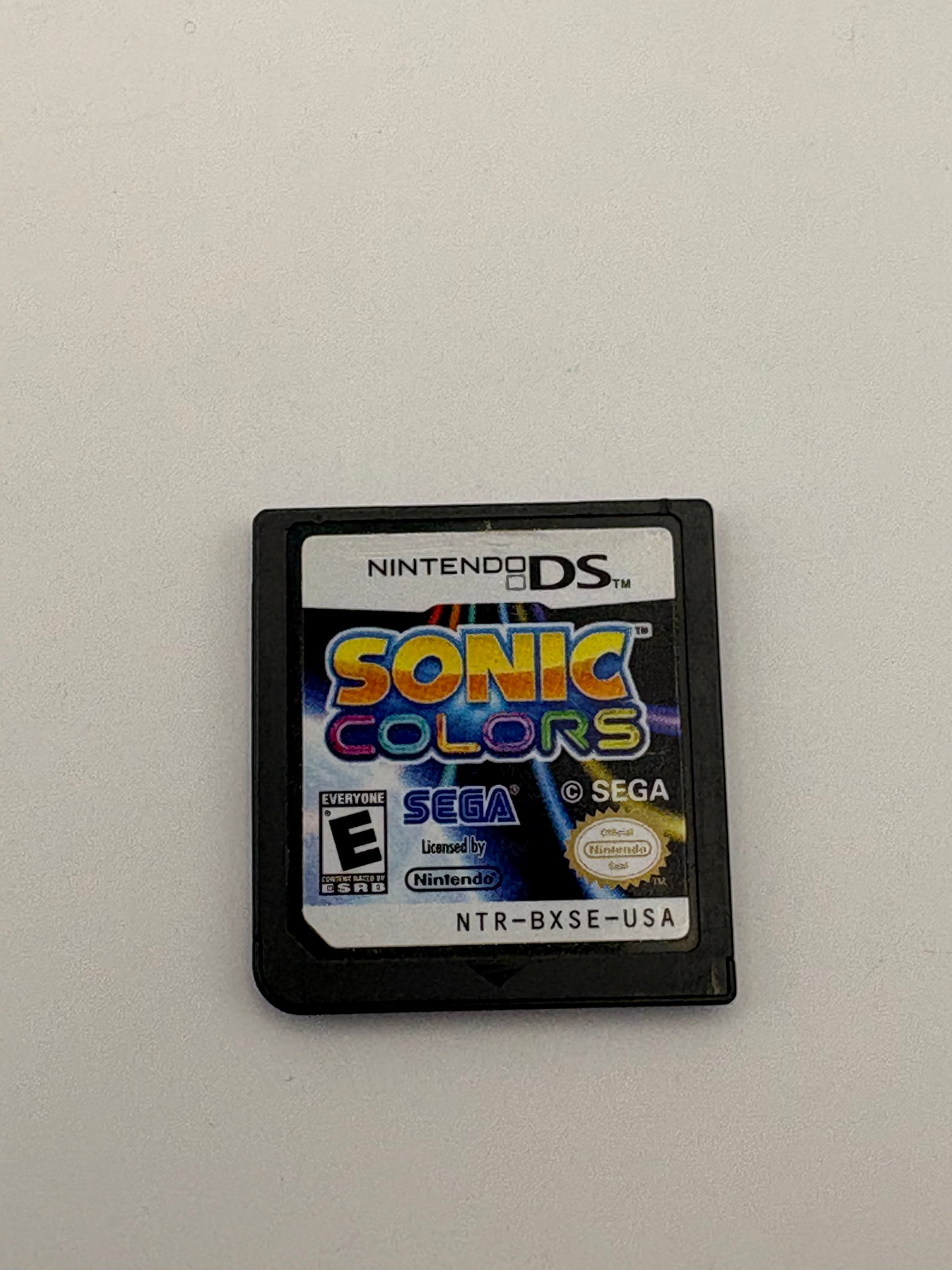 Sonic Colors Nintendo DS Game