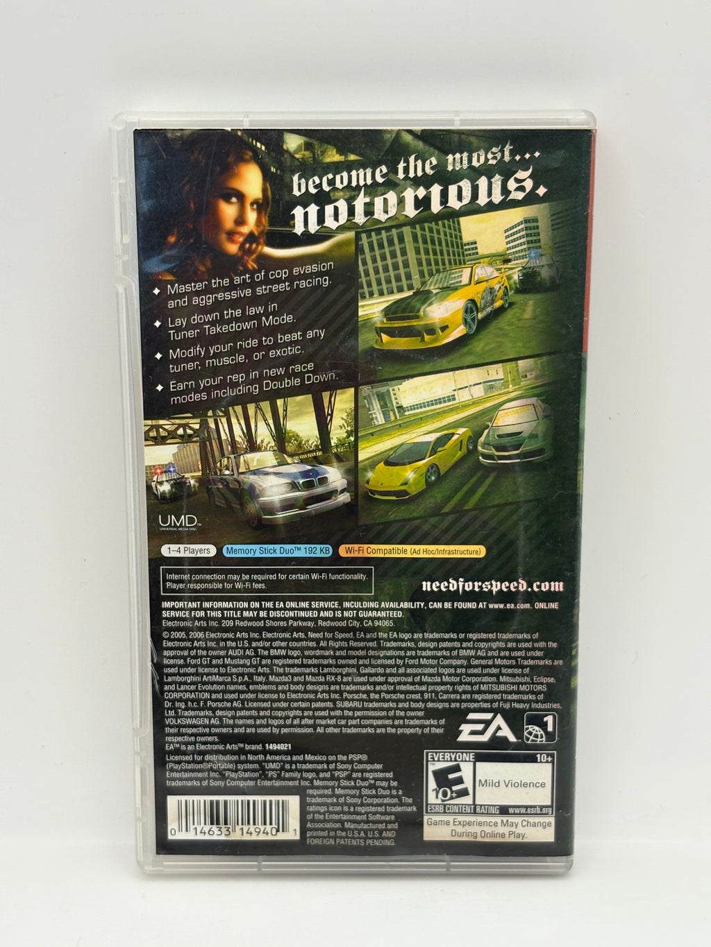 Need for Speed Most Wanted 510 PSP