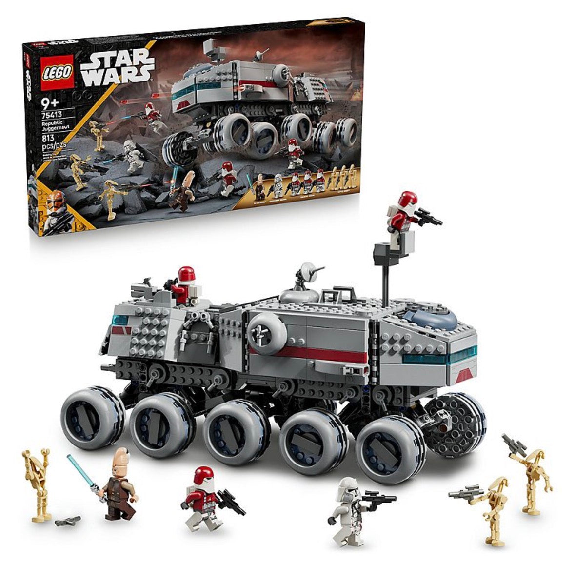 LEGO Star Wars Republic Juggernaut 813 Piece Set Model 75413