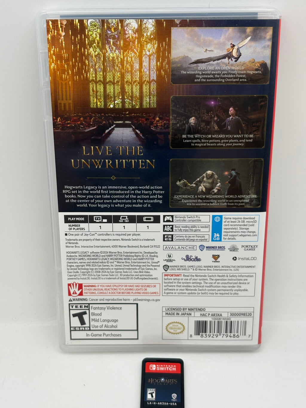 Nintendo Switch Hogwarts Legacy