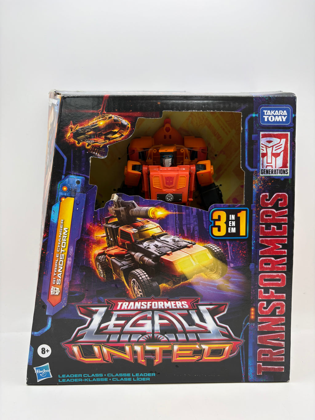 Transformers Generations Legacy United Leader G1 Triple Changer Sand