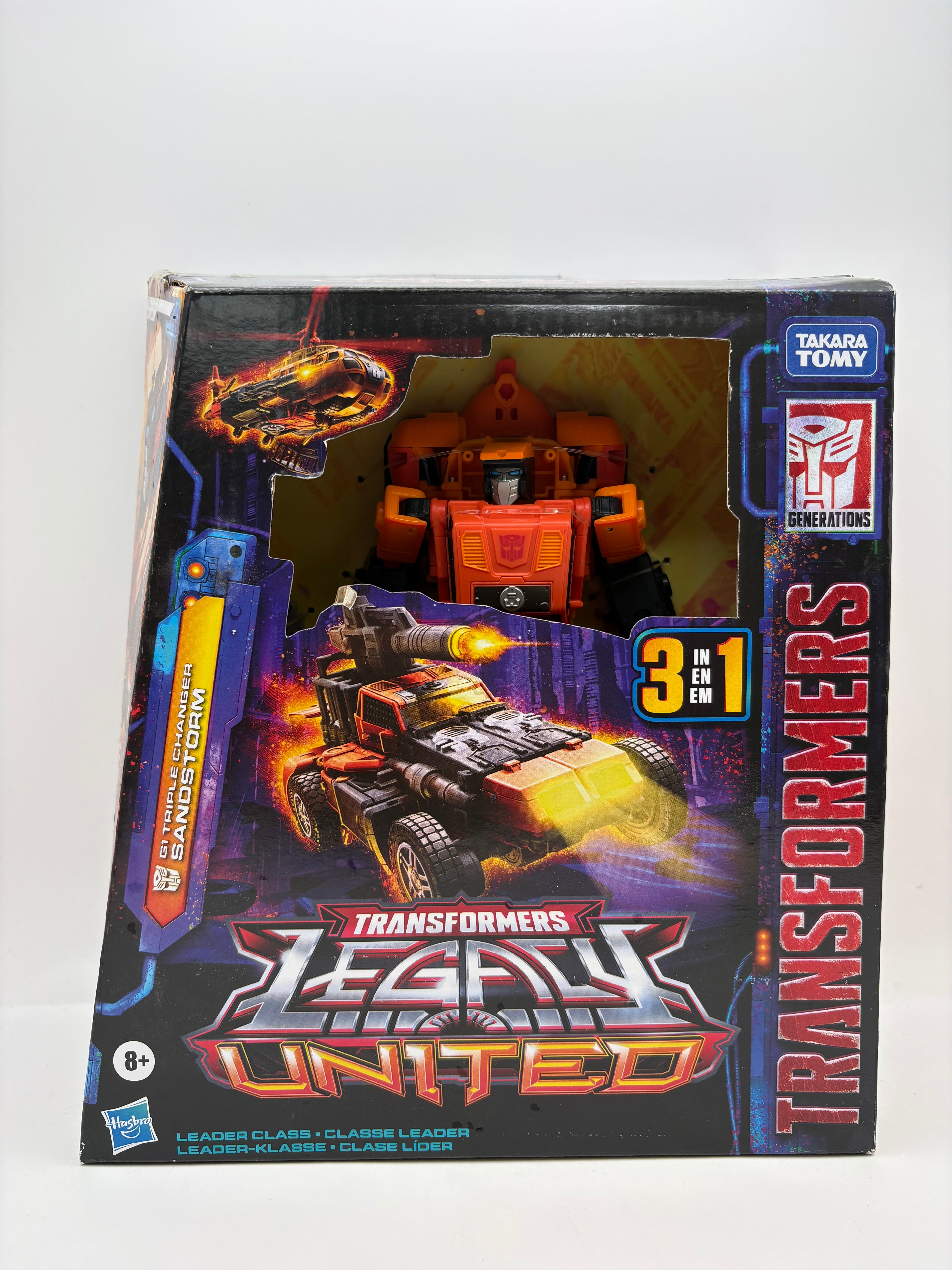 Transformers Generations Legacy United Leader G1 Triple Changer Sand