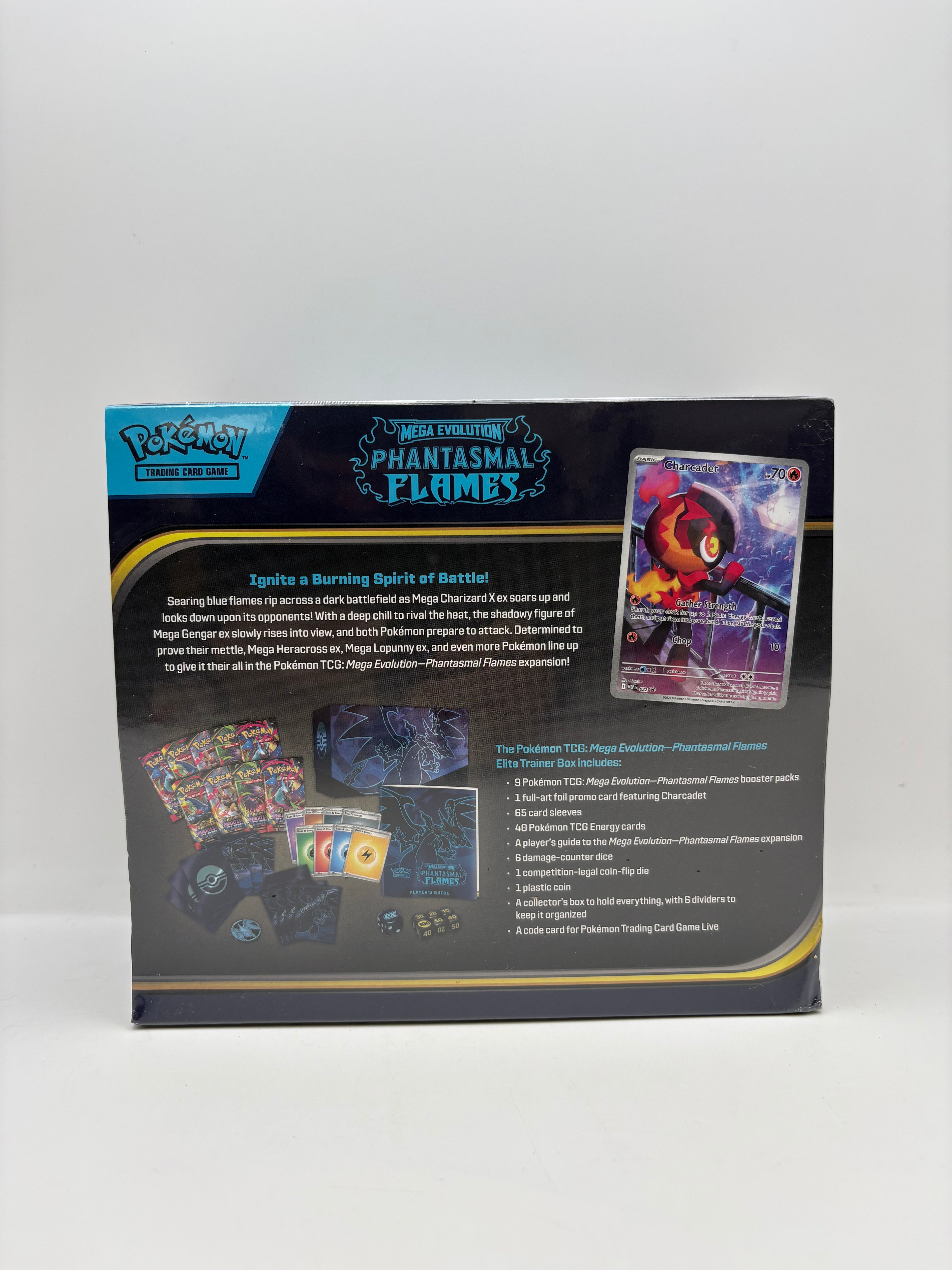 Pokémon TCG Mega Evolution Phantasmal Flames Elite Trainer Box ETB