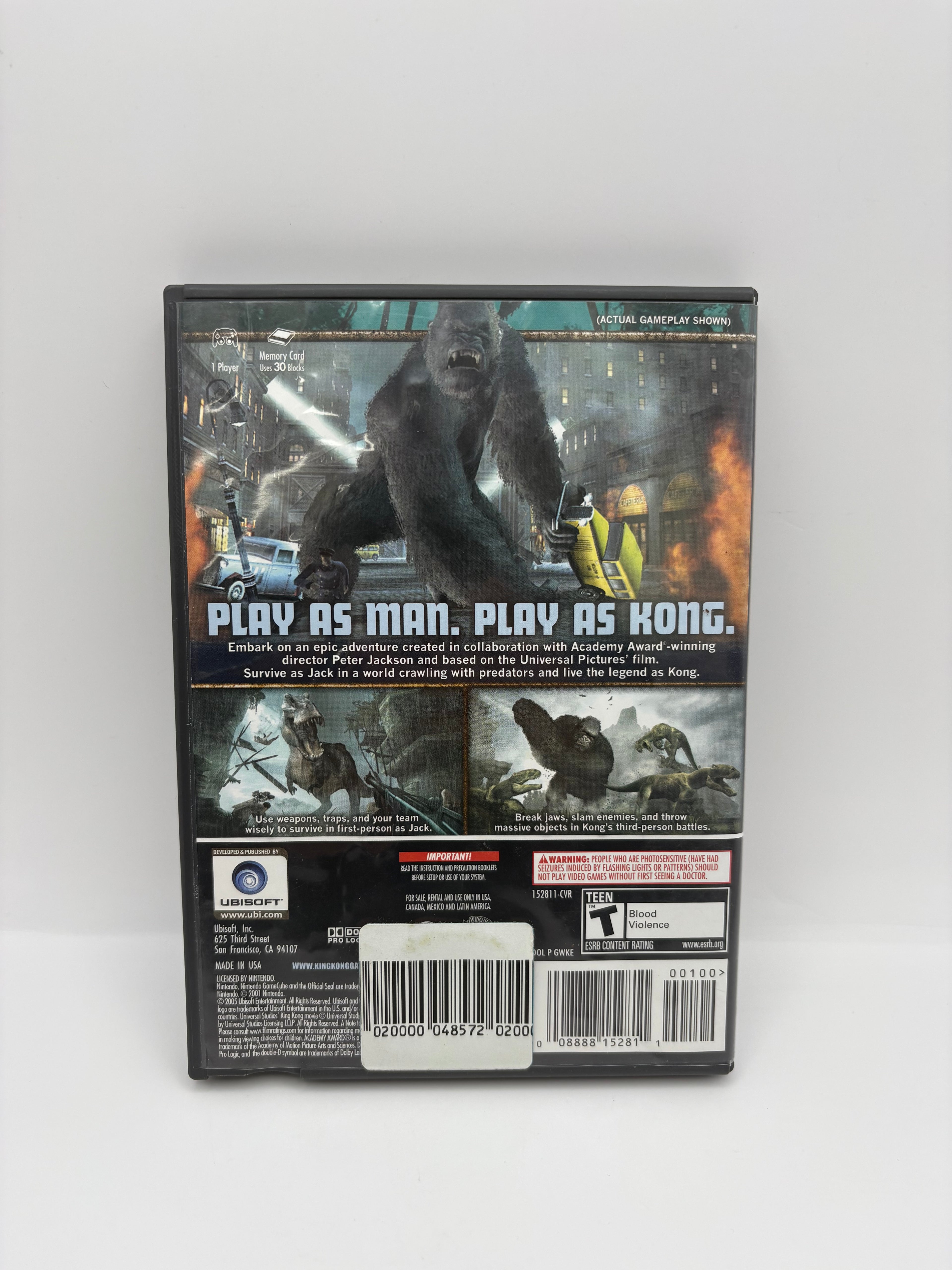 Peter Jackson's King Kong: The Official Game GameCube Complete in Box CIB