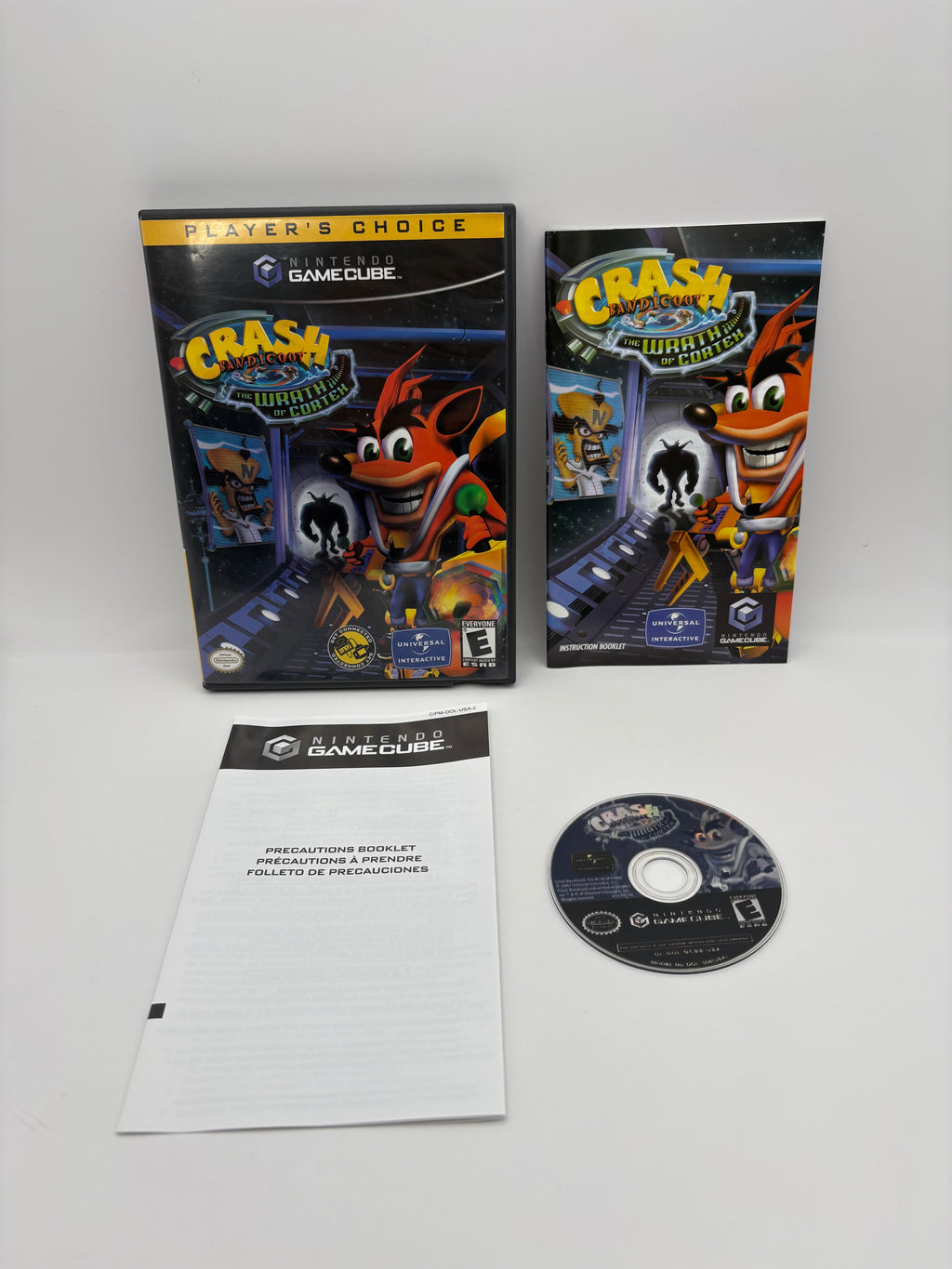 Crash Bandicoot the Wrath of Cortex Nintendo GameCube Complete In Box CIB