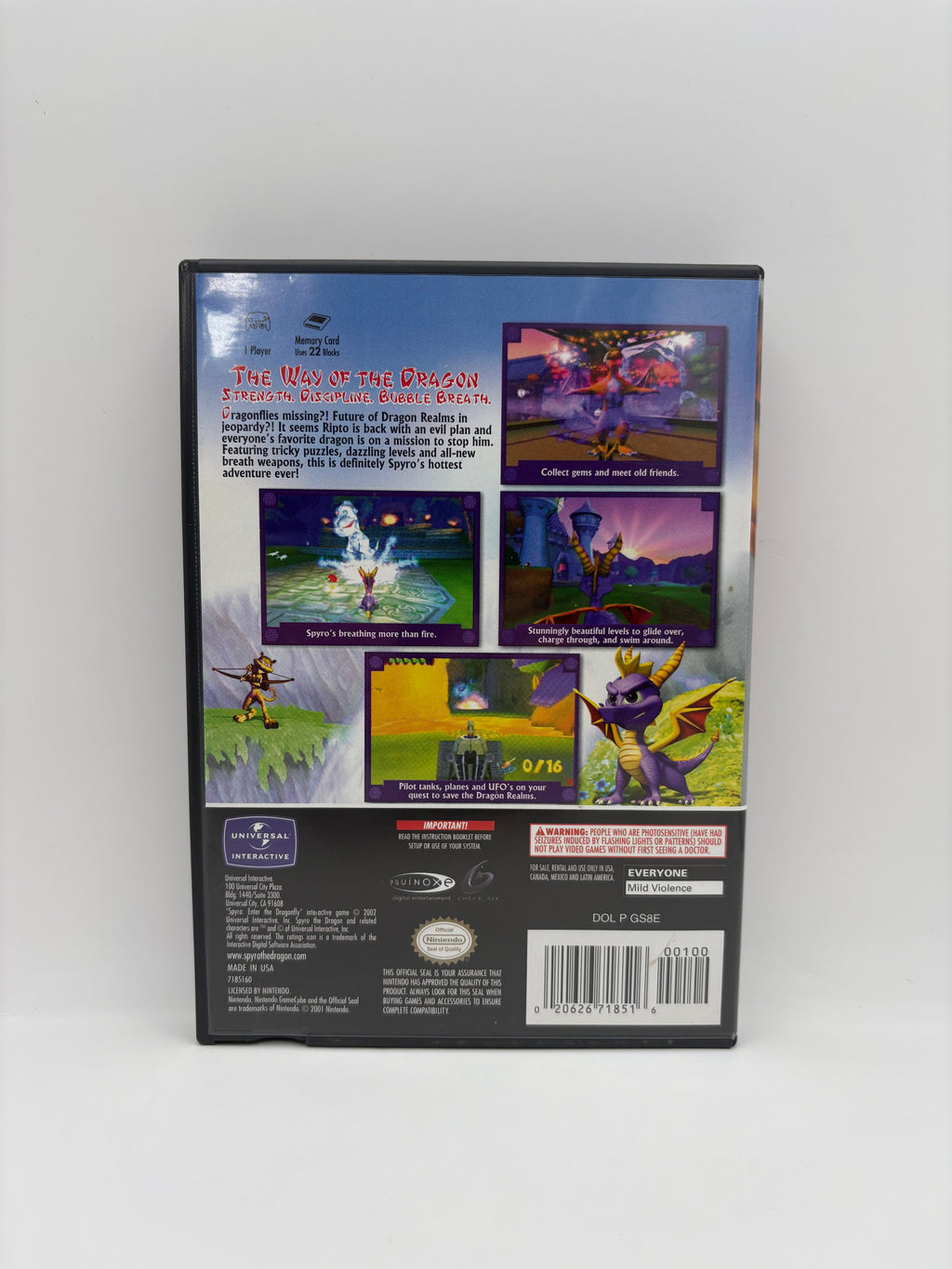 Spyro: Enter the Dragonfly Nintendo GameCube CIB