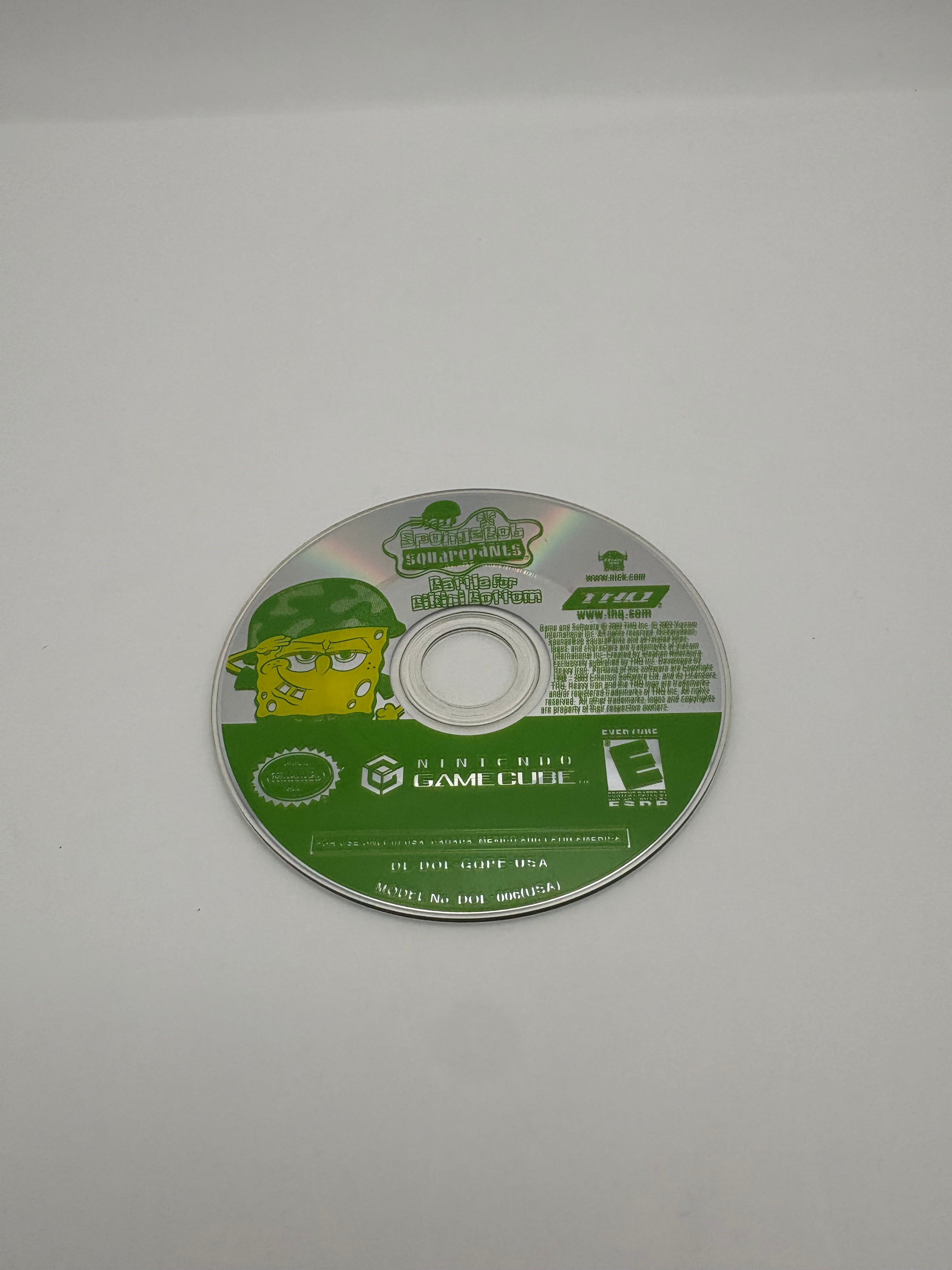 SpongeBob SquarePants: the Battle for Bikini Nintendo GameCube