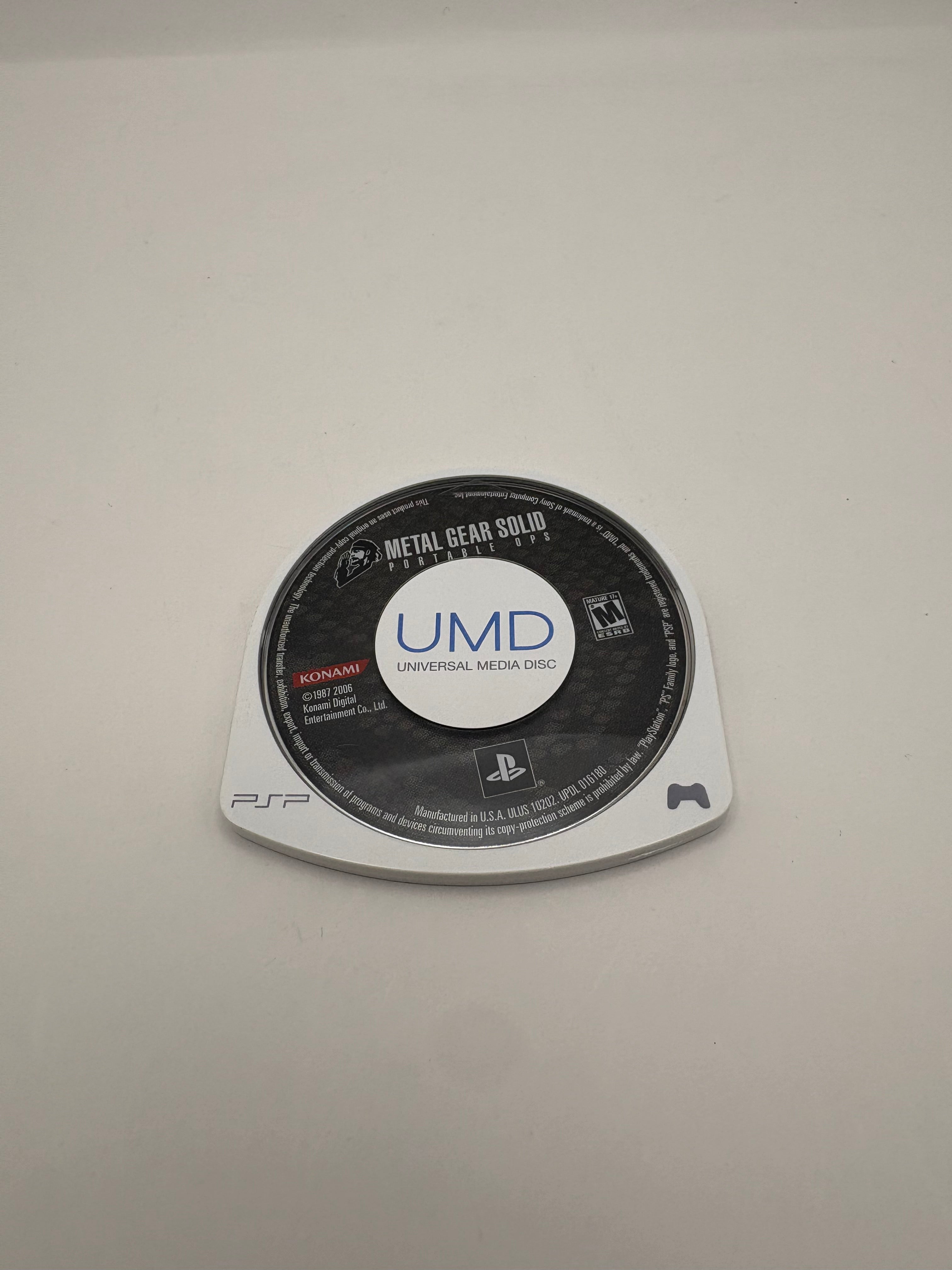 Metal Gear Solid Portable Ops