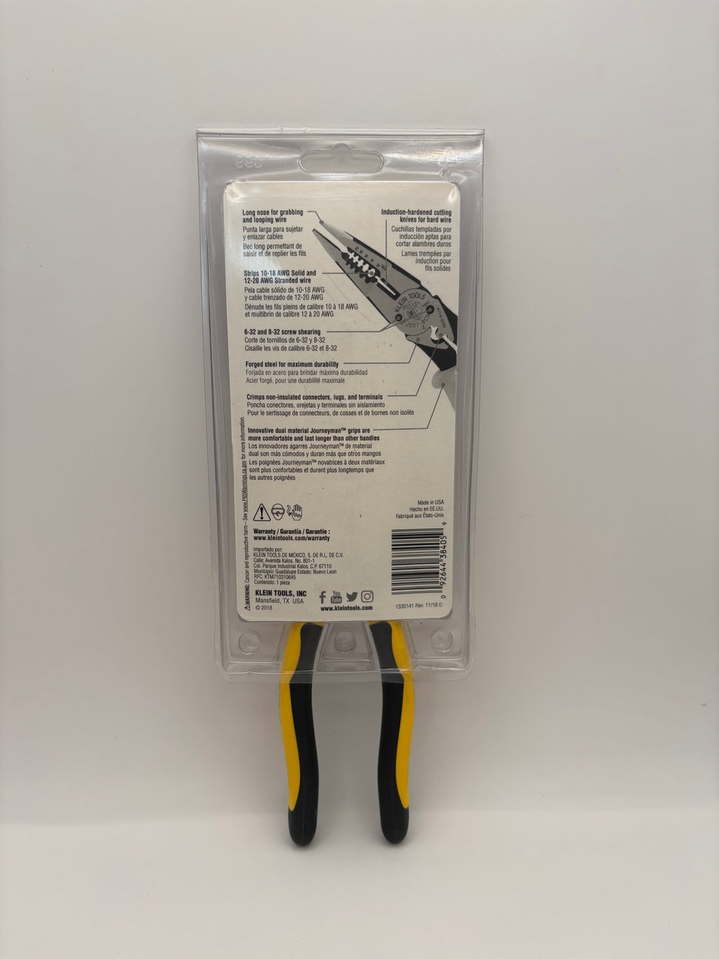 Klein Tools J207-8CR All-Purpose Pliers with Crimper