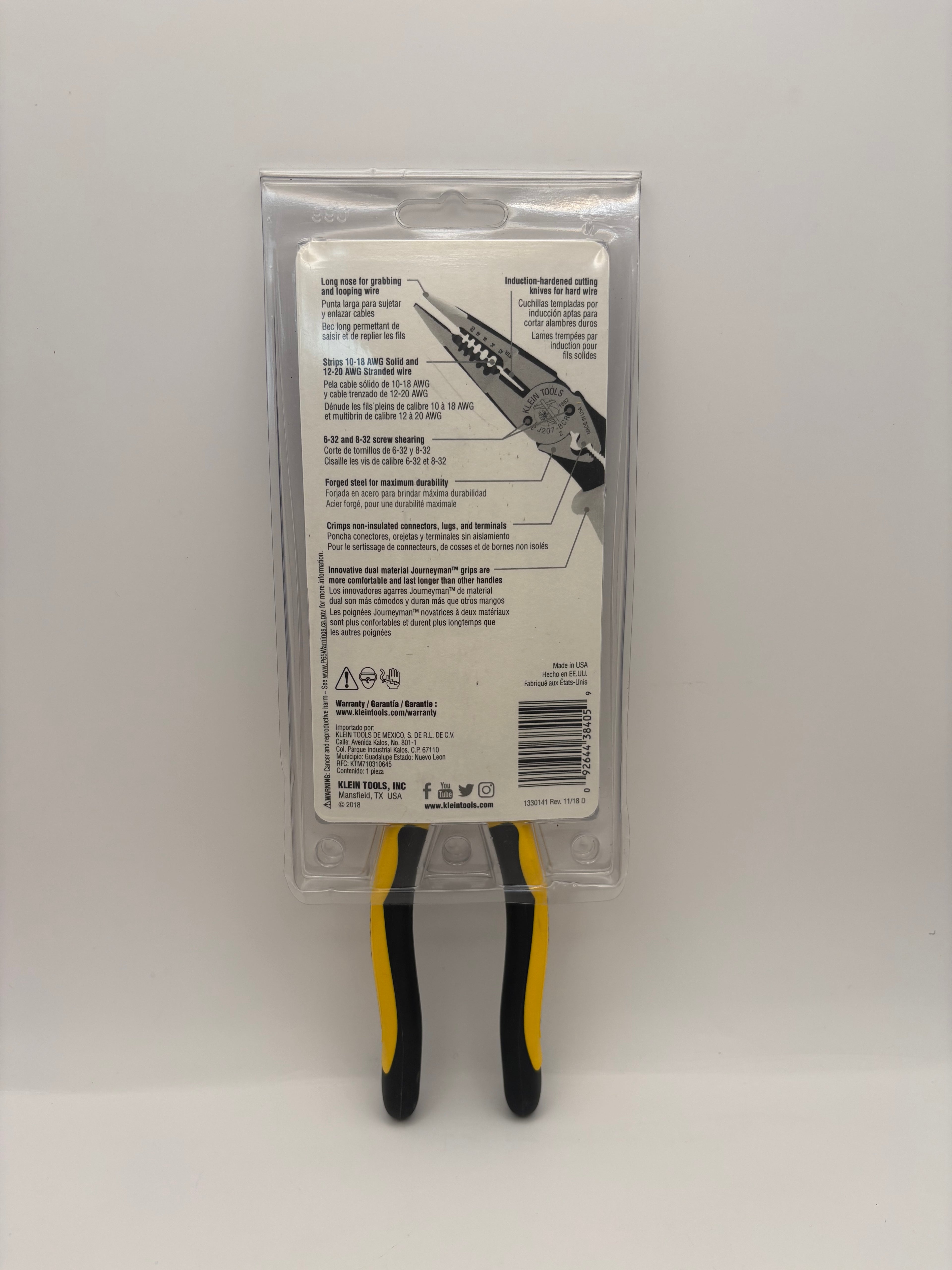 Klein Tools J207-8CR All-Purpose Pliers with Crimper