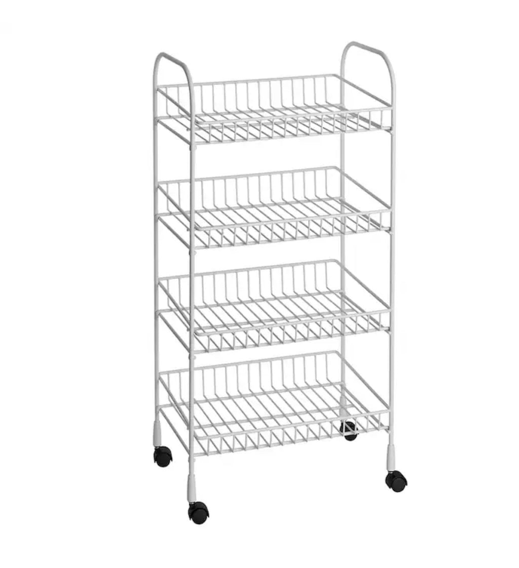 ClosetMaid 4 Tier Rolling Cart