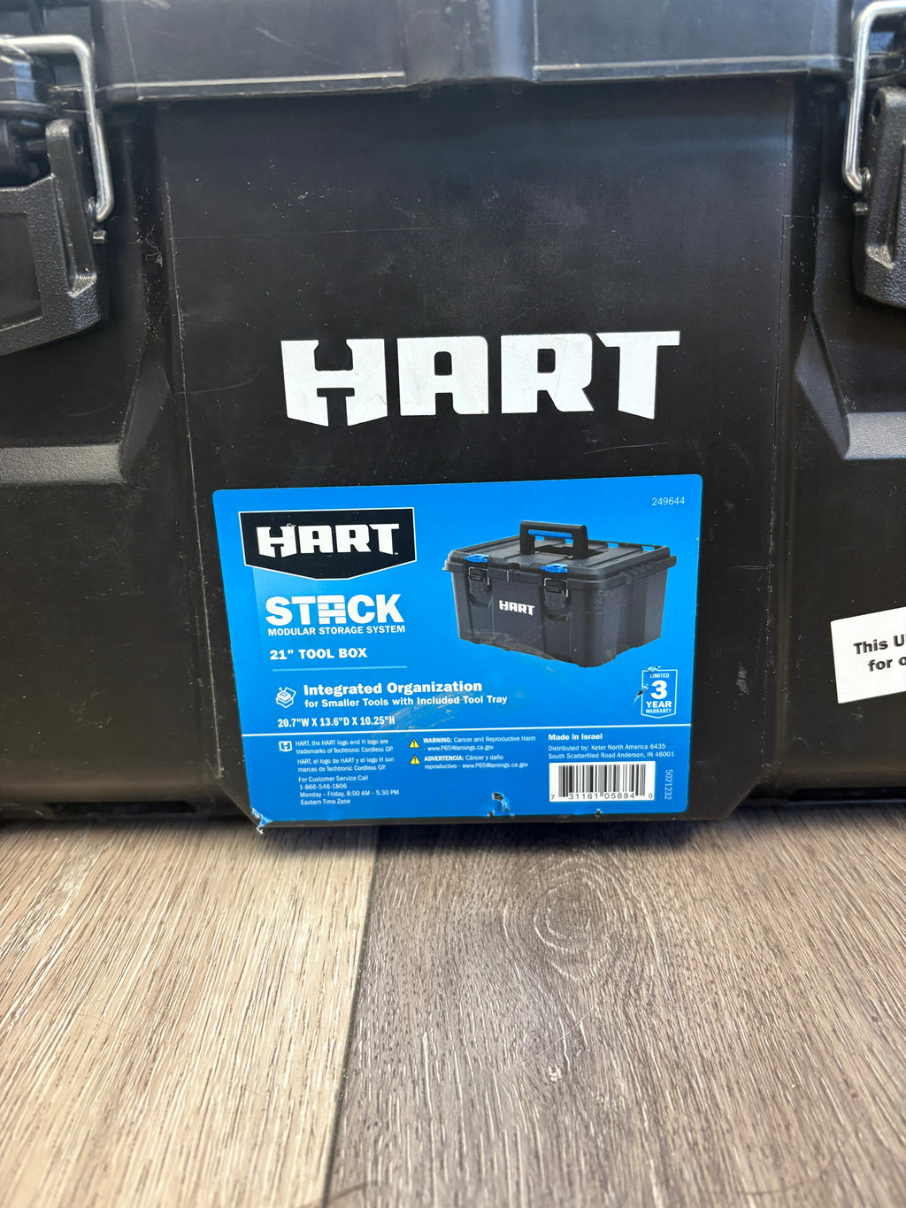Hart Stack System 21” Tool Box Fit Modular Storage System