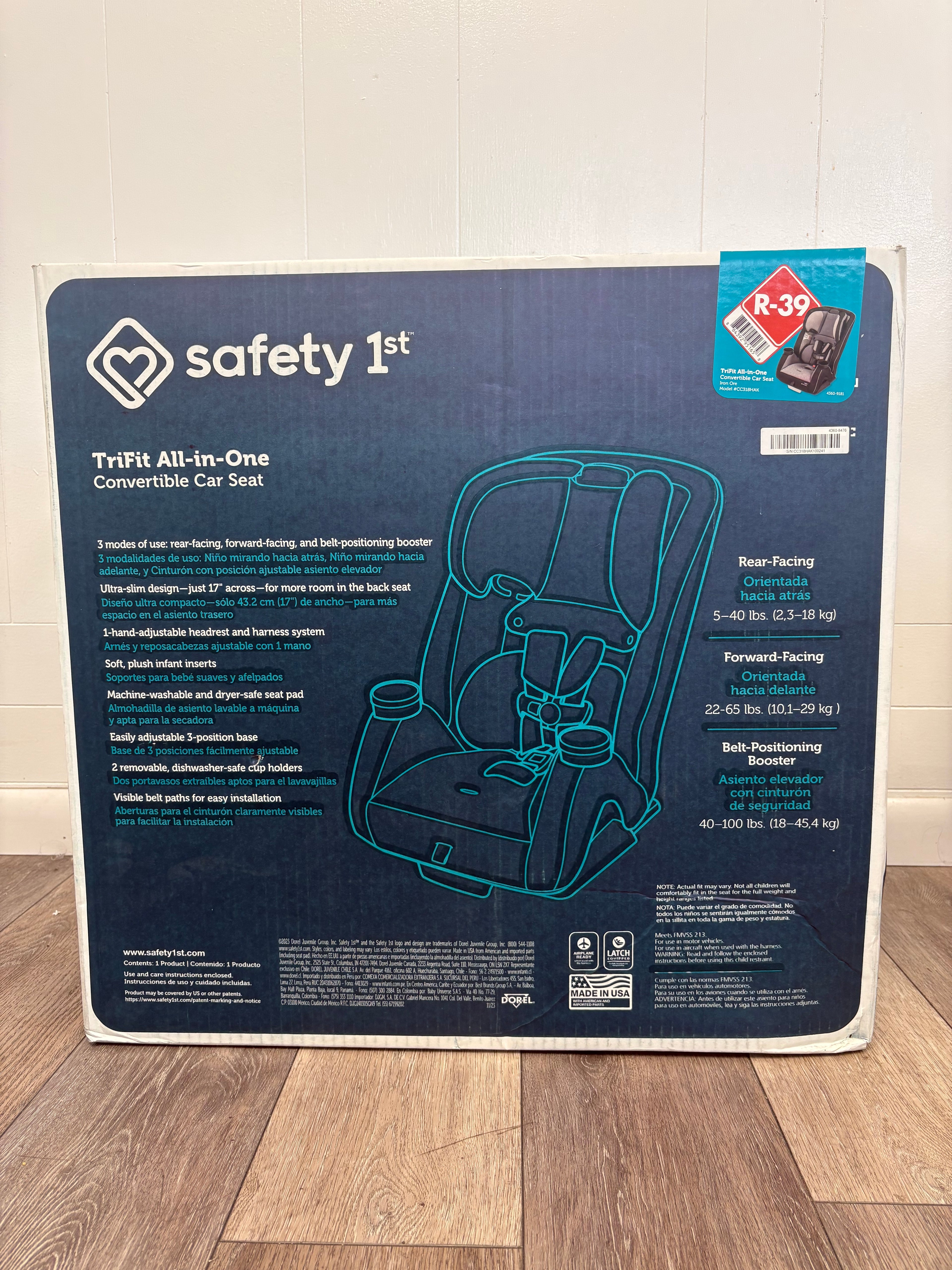 Safety 1st Trifit All in One Convertible Car Seat